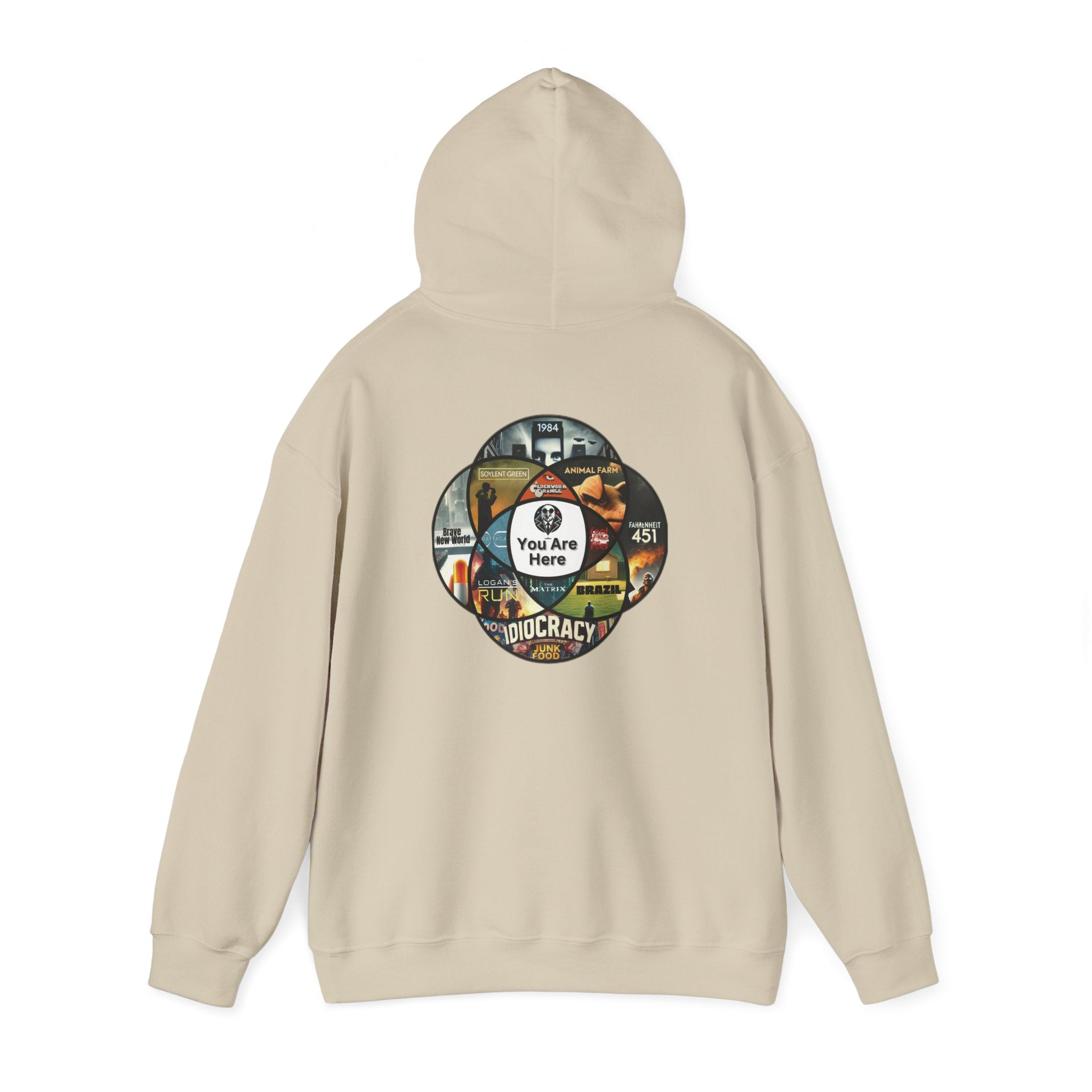 YOU ARE HERE Heavy Blend Hoodie