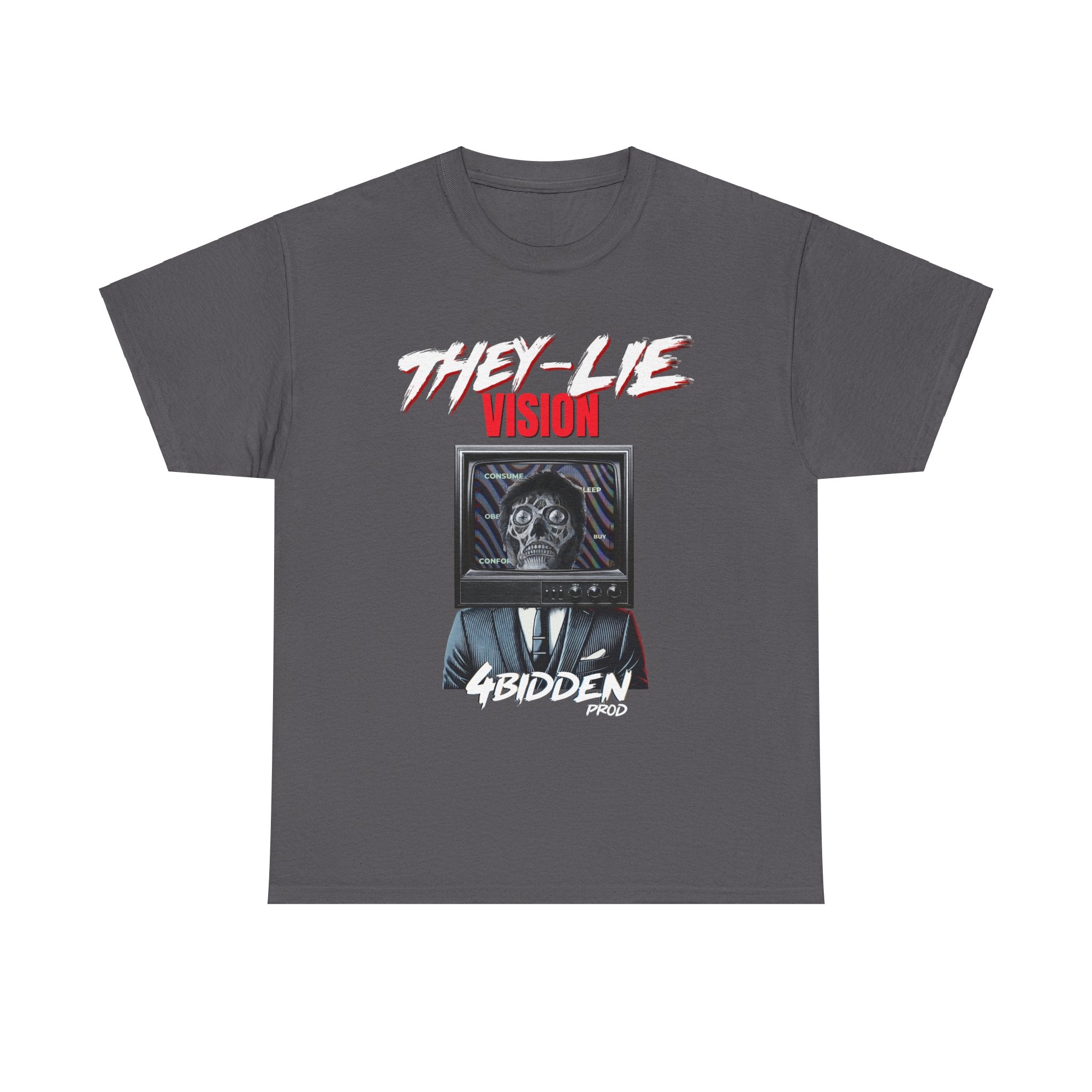 THEY-LIE-VISION HEAVY COTTON T-Shirt