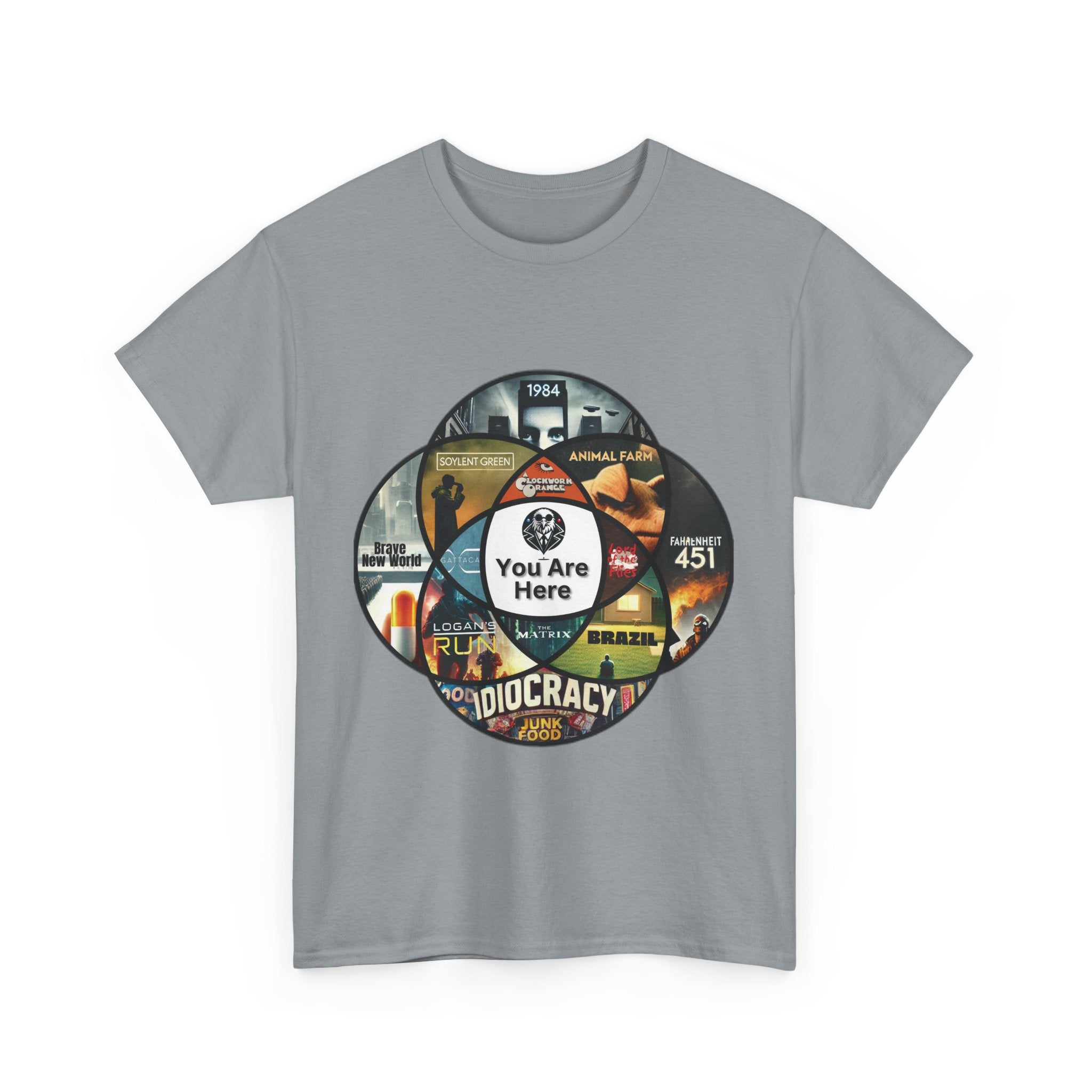 YOU ARE HERE Heavy Cotton T-Shirt