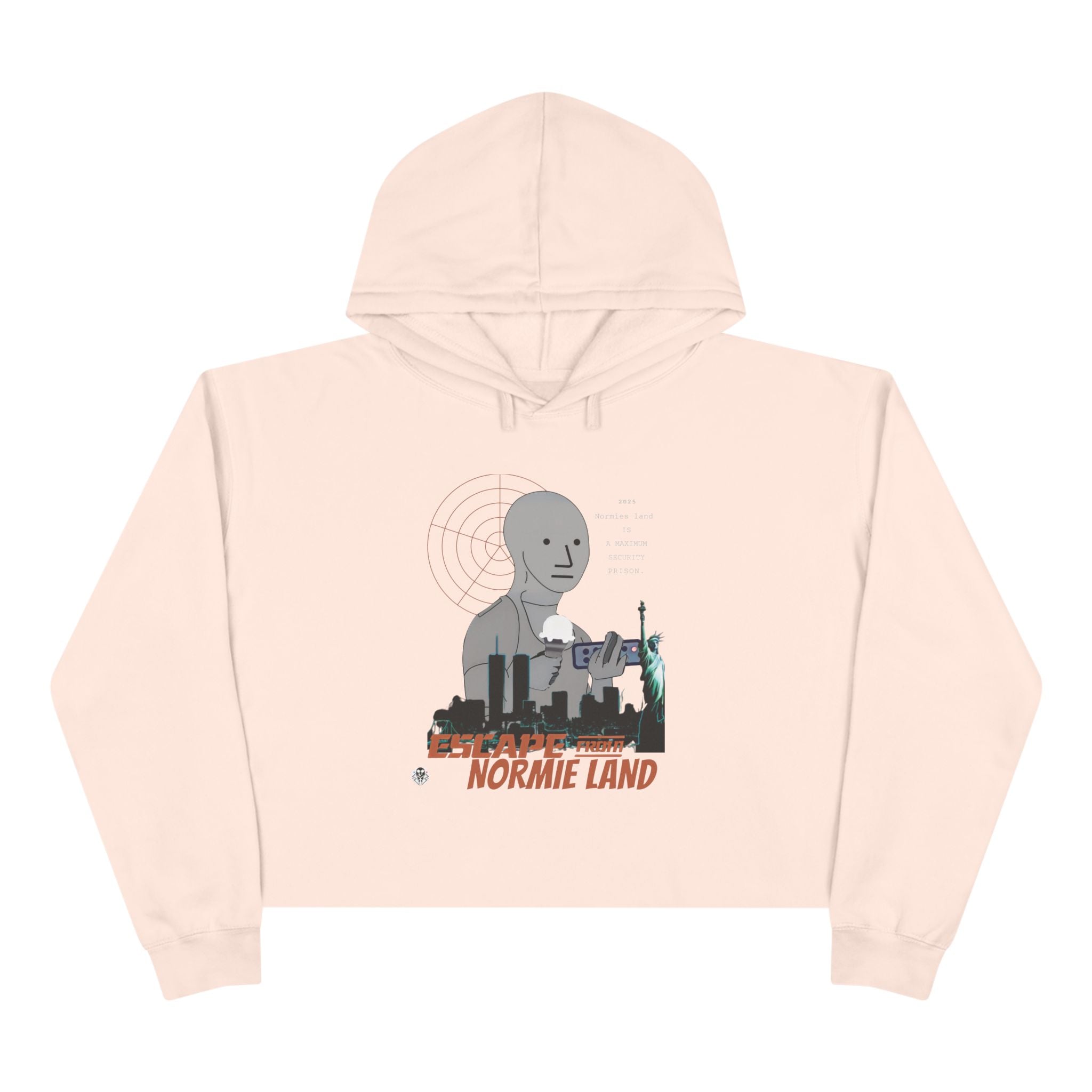 NORMIE LAND Crop Hoodie