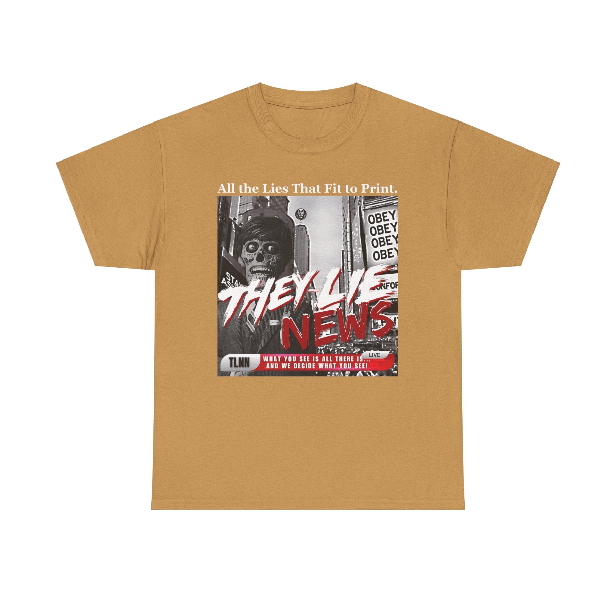 They Lie News Network 2.0 Heavy Cotton T-Shirt