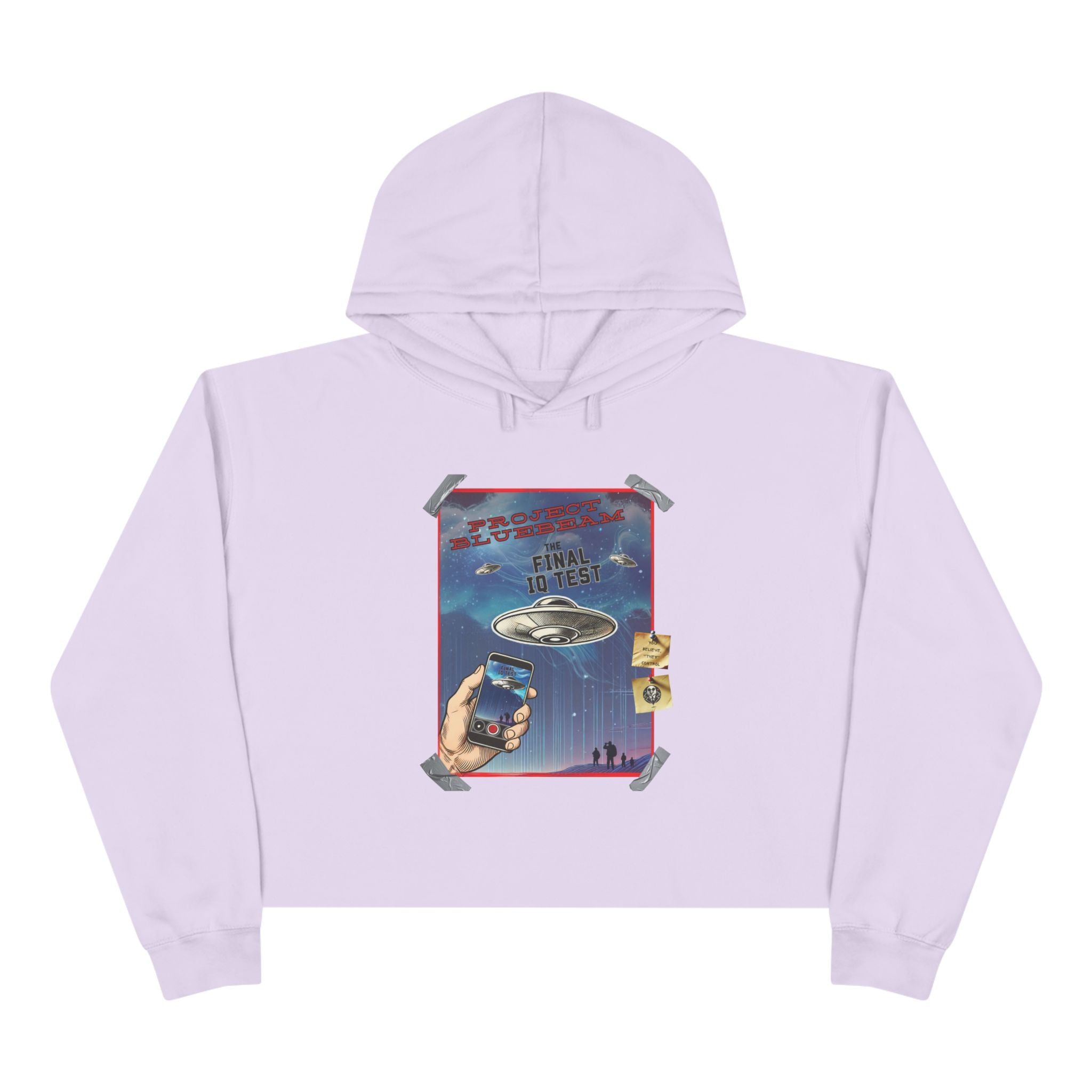 Bluebeam IQ Test Crop Hoodie