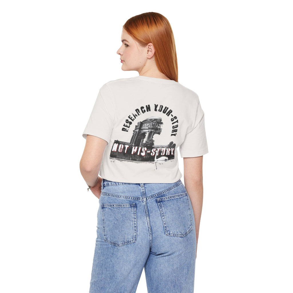 HIS-STORY Back print Jersey T-Shirt