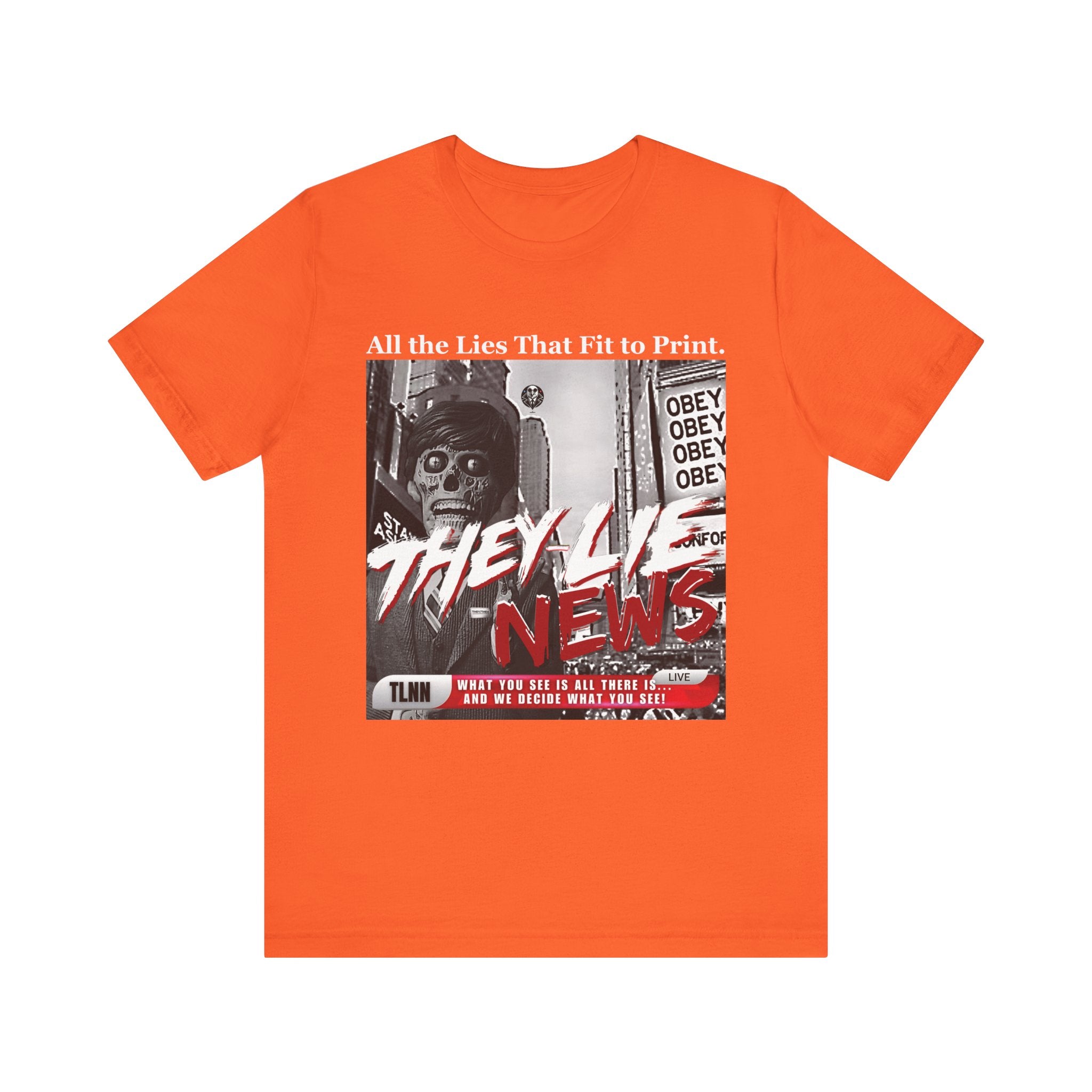 They Lie News Network 2.0 Jersey T-Shirt
