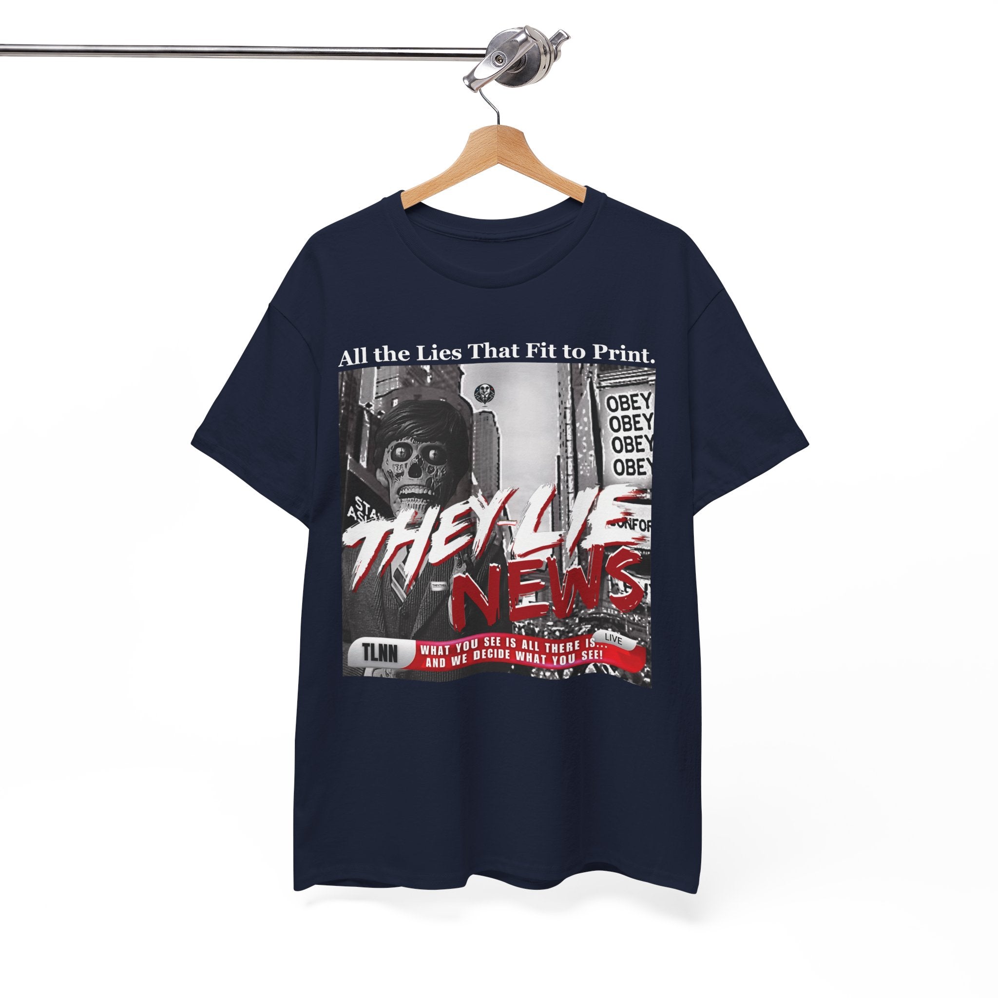 They Lie News Network 2.0 Heavy Cotton T-Shirt