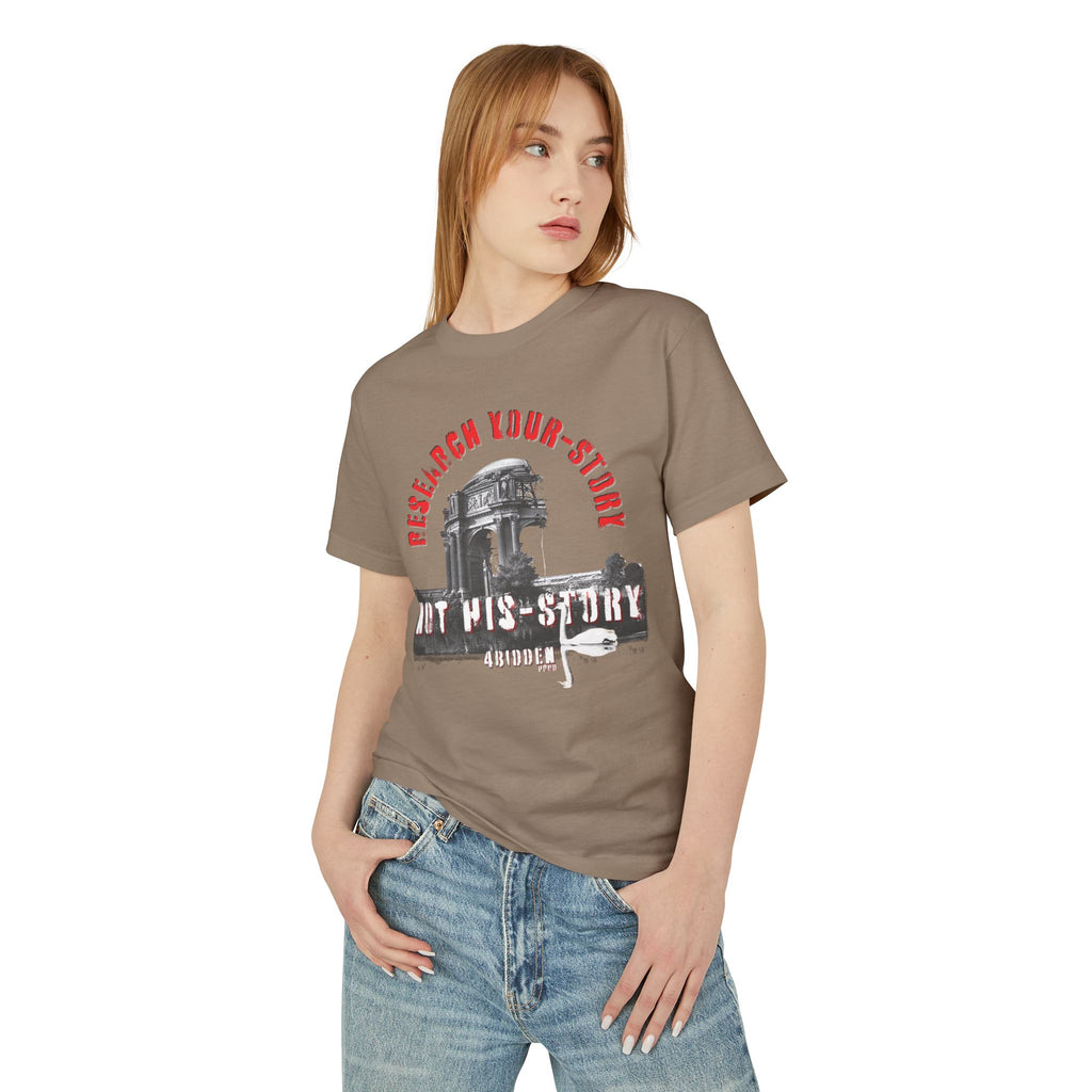 HIS-STORY Premium Heavyweight Frontprint Cotton T-Shirt