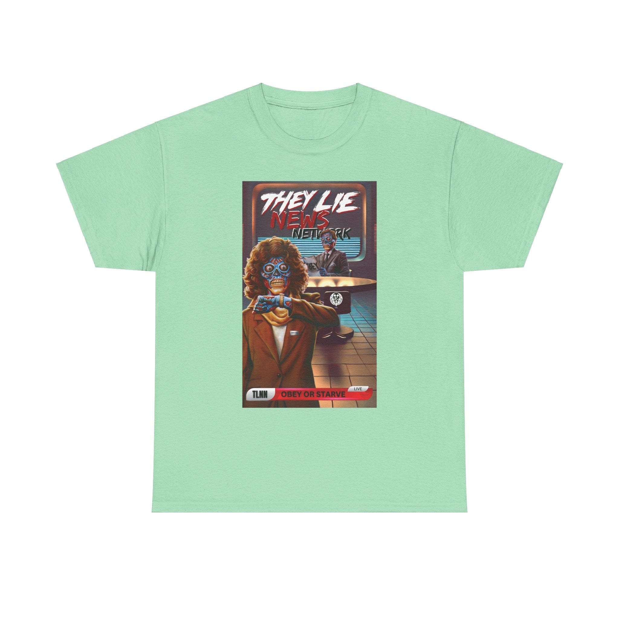 They Lie News Network HEAVY COTTON T-Shirt