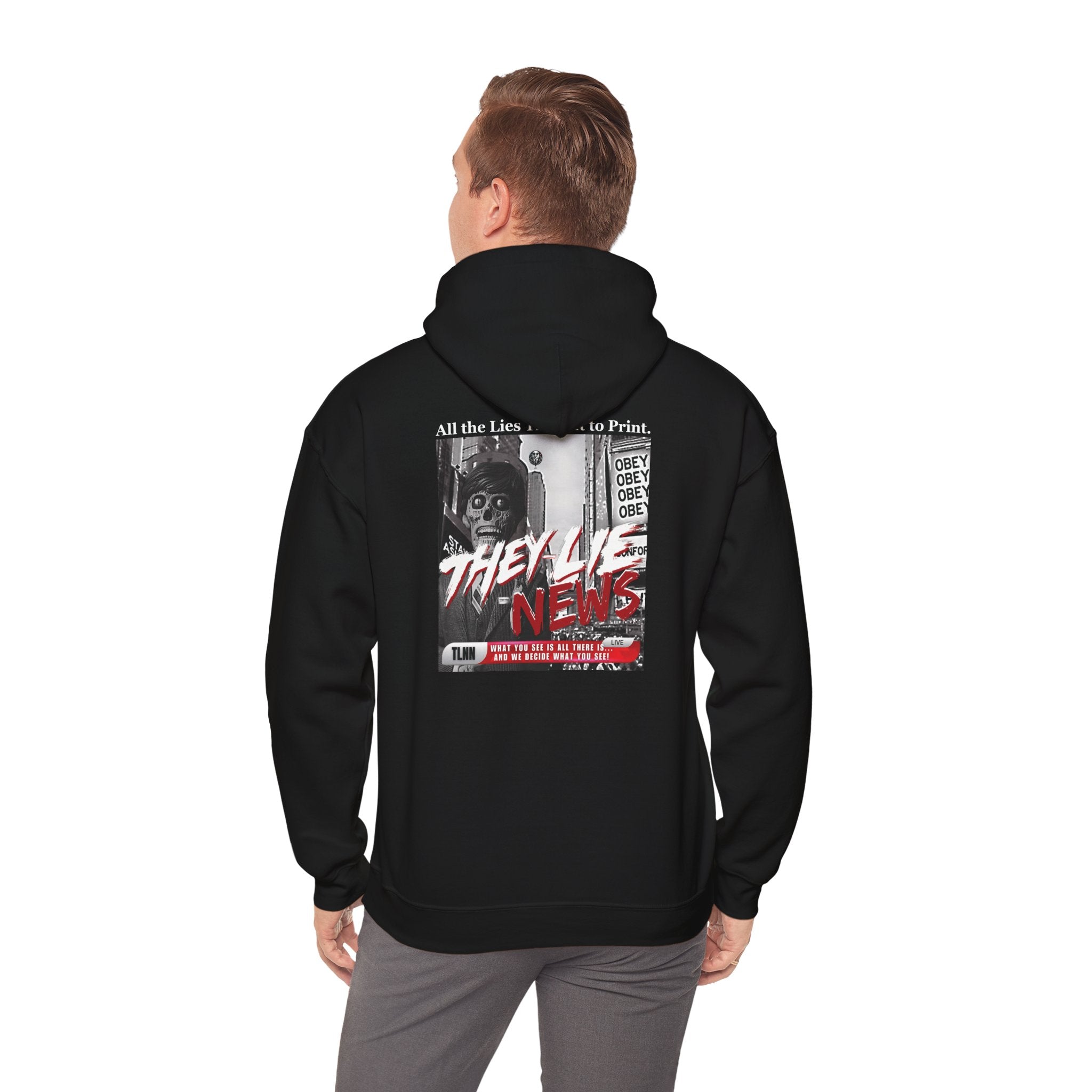 They Lie News Network 2.0 Heavy Blend Hoodie