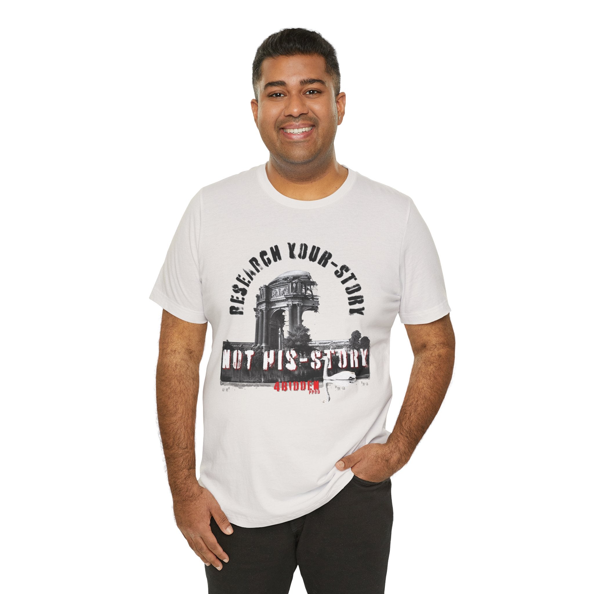 HIS-STORY Front Print Jersey T-Shirt