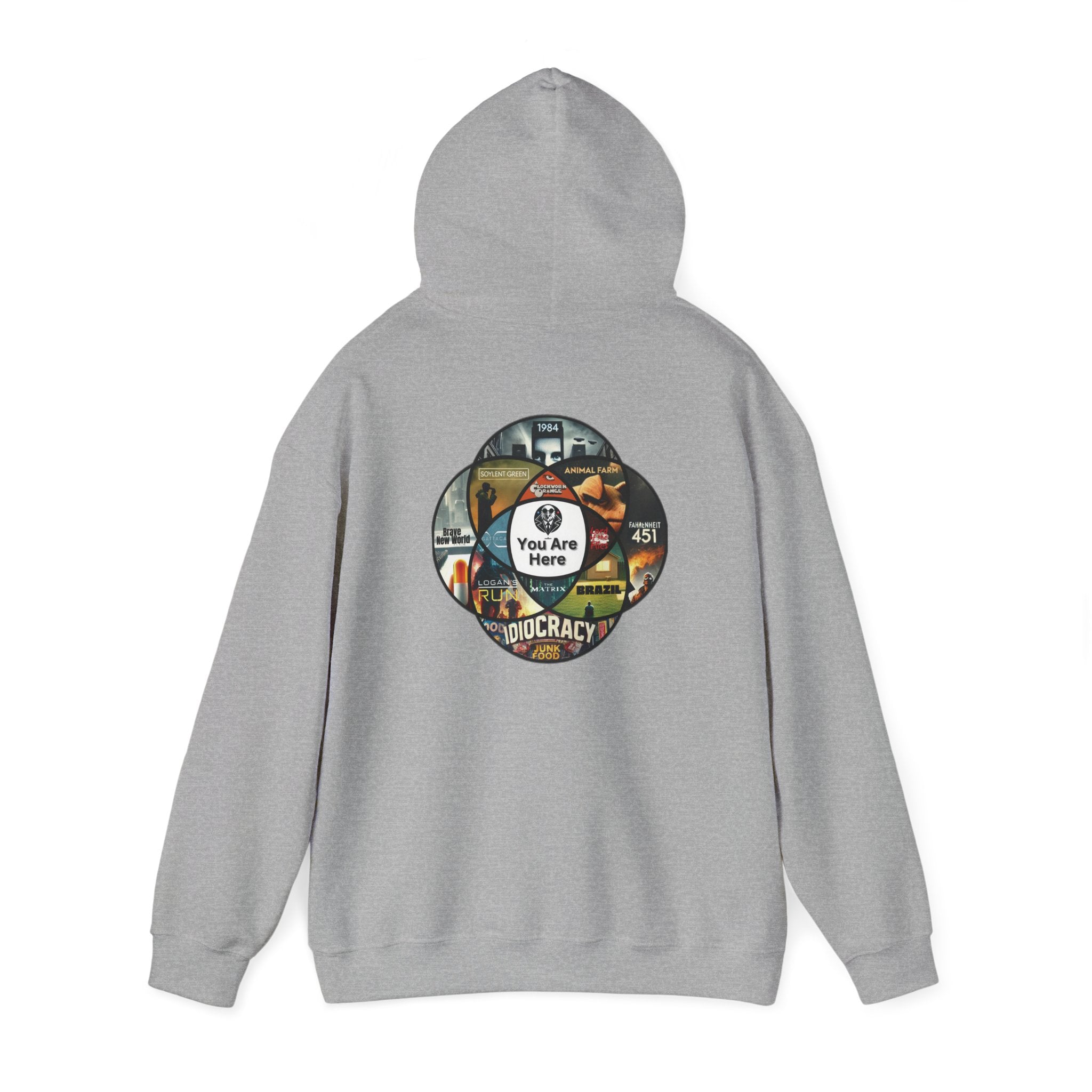 YOU ARE HERE Heavy Blend Hoodie