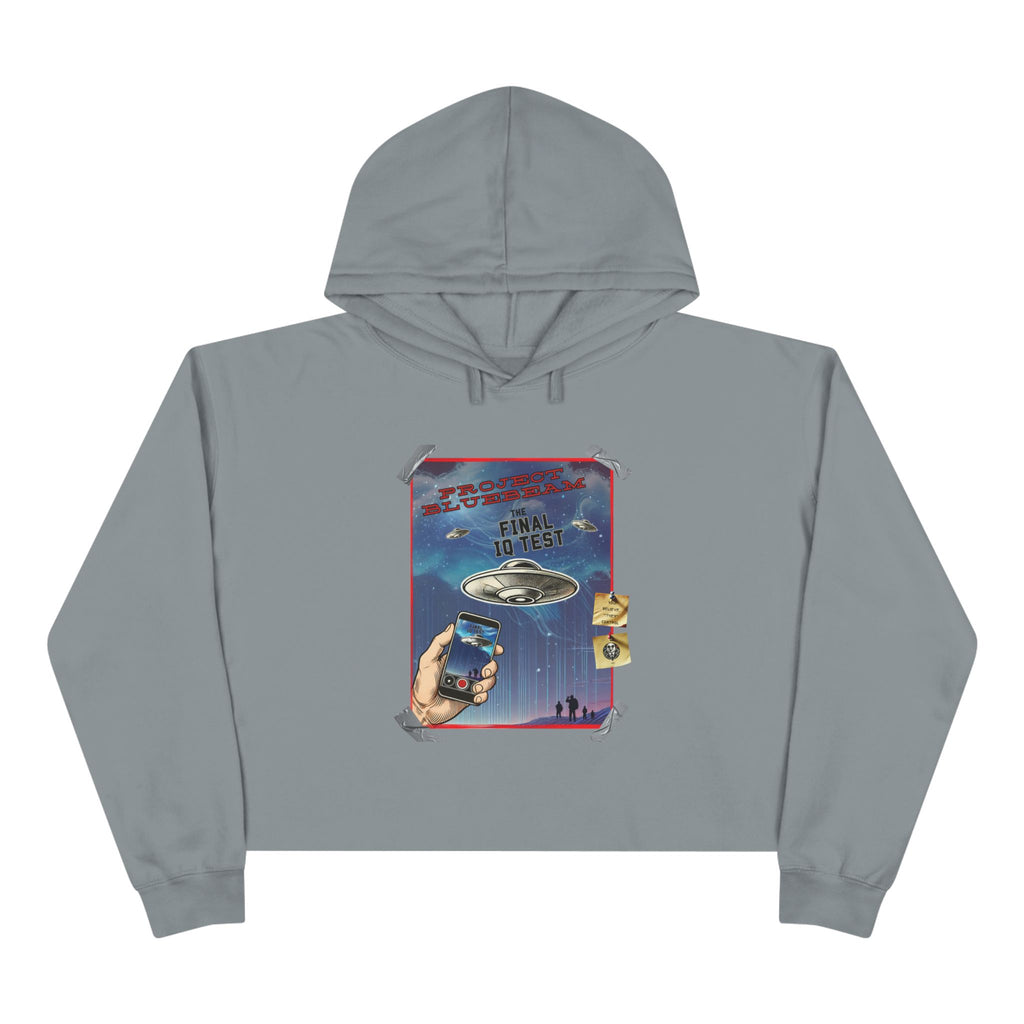 Bluebeam IQ Test Crop Hoodie