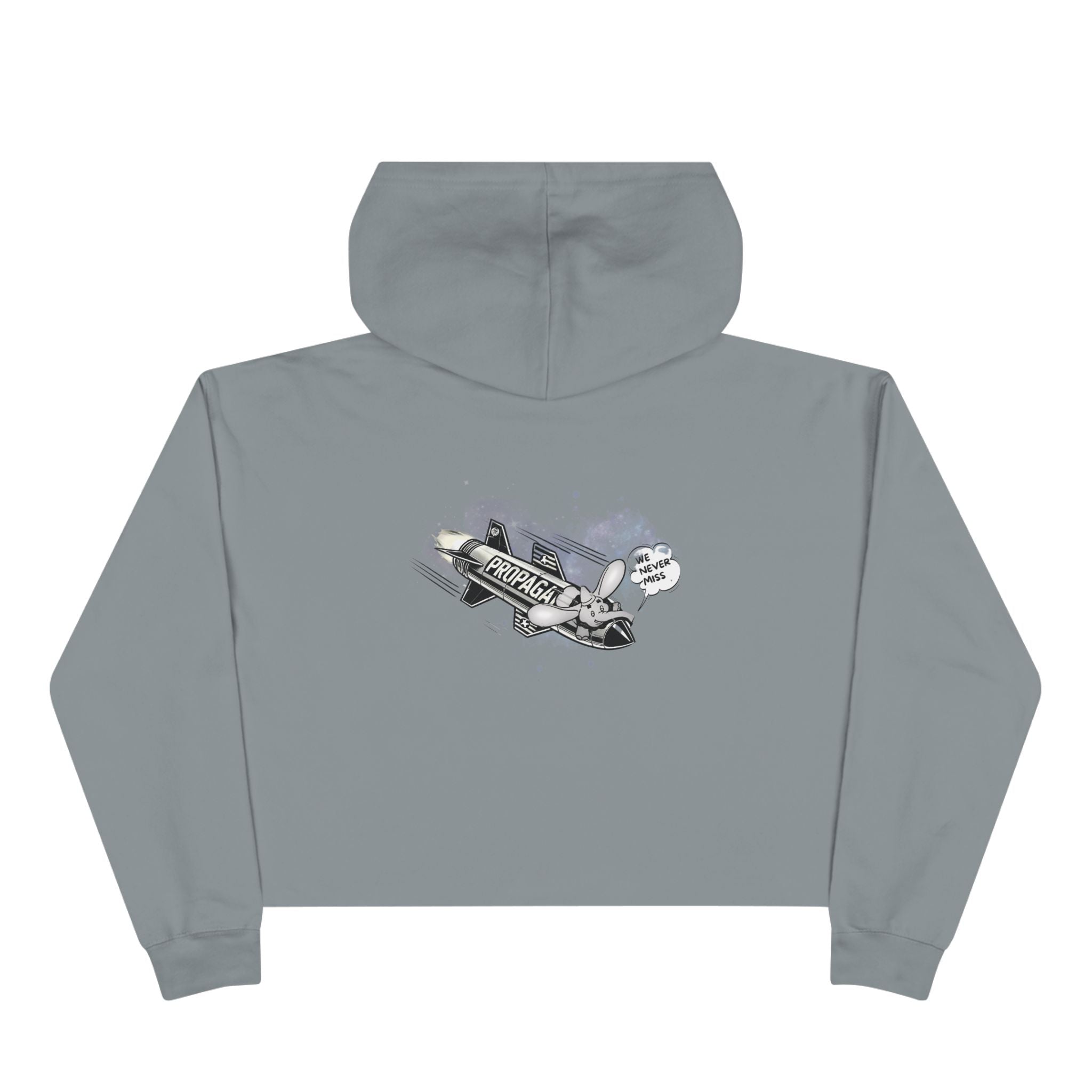 Propaganda missile Crop Hoodie