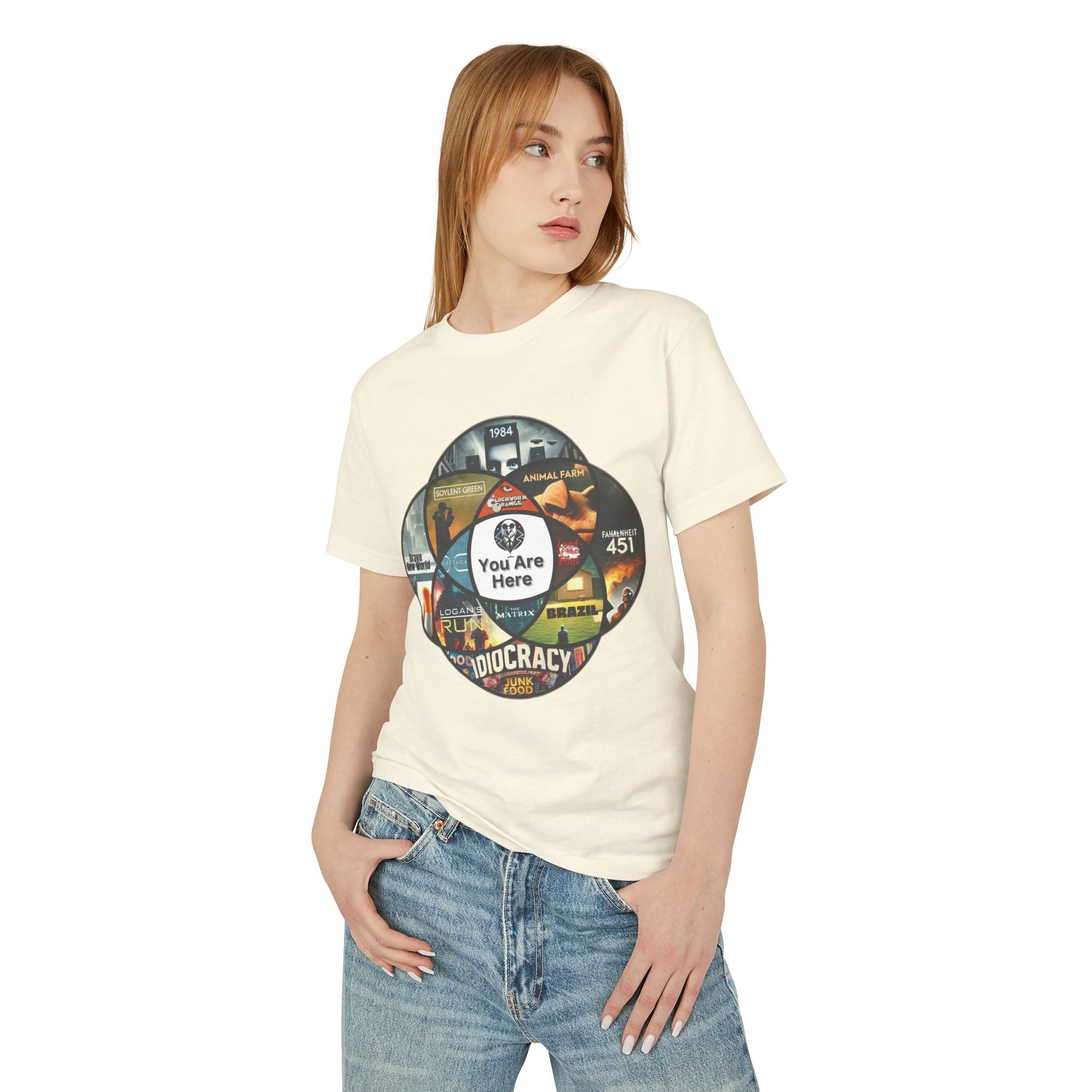 YOU ARE HERE Heavyweight Cotton T-Shirt