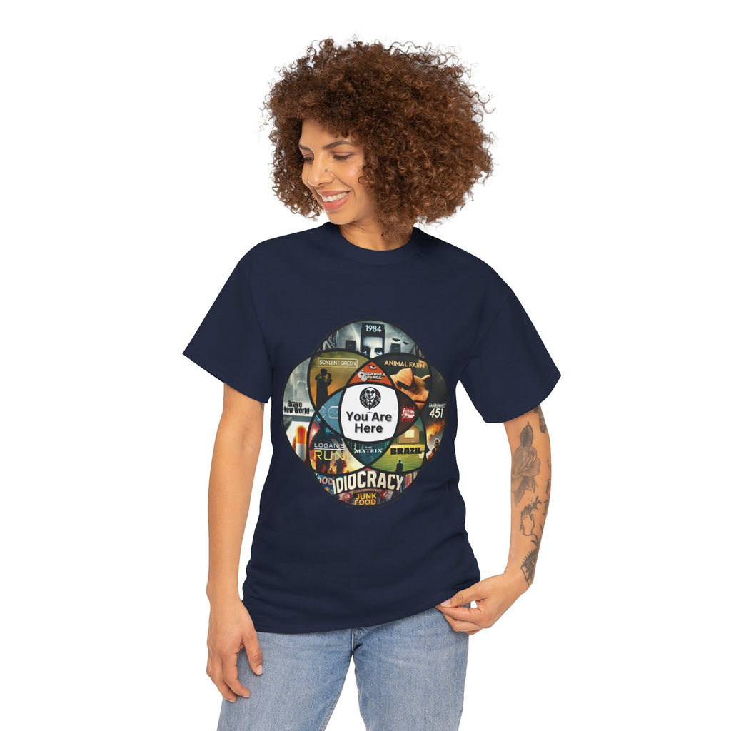YOU ARE HERE Heavy Cotton T-Shirt