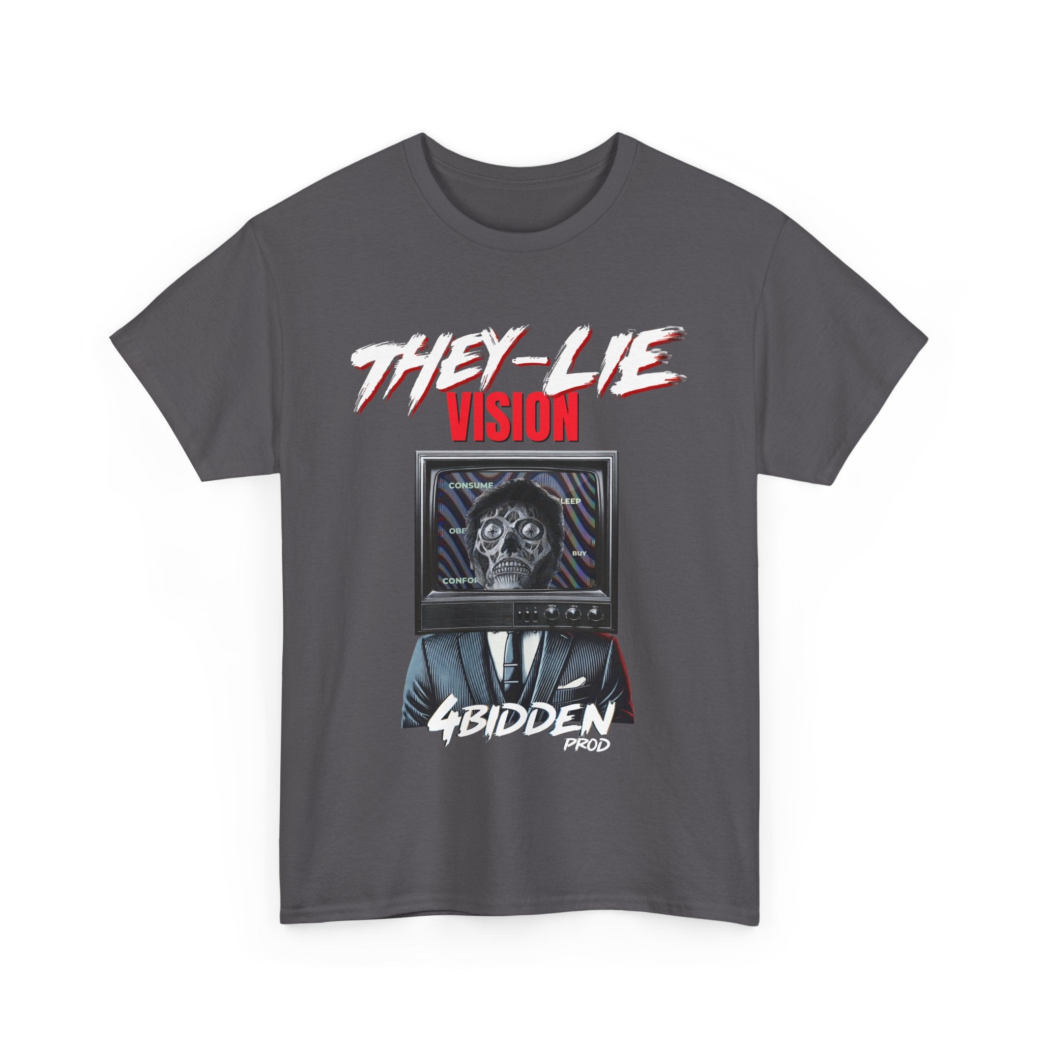 THEY-LIE-VISION HEAVY COTTON T-Shirt
