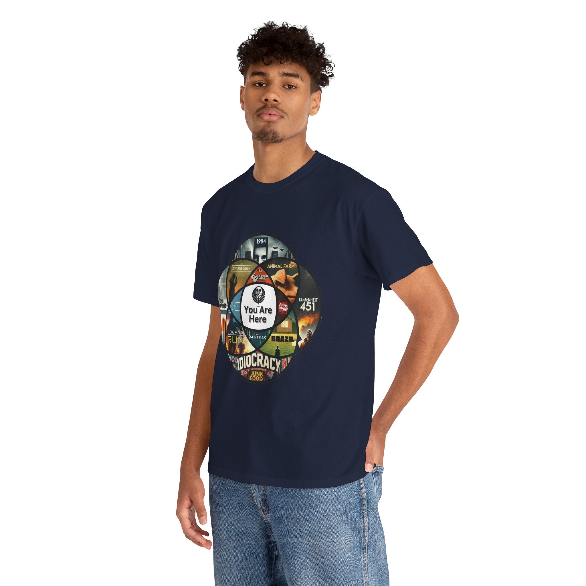 YOU ARE HERE Heavy Cotton T-Shirt
