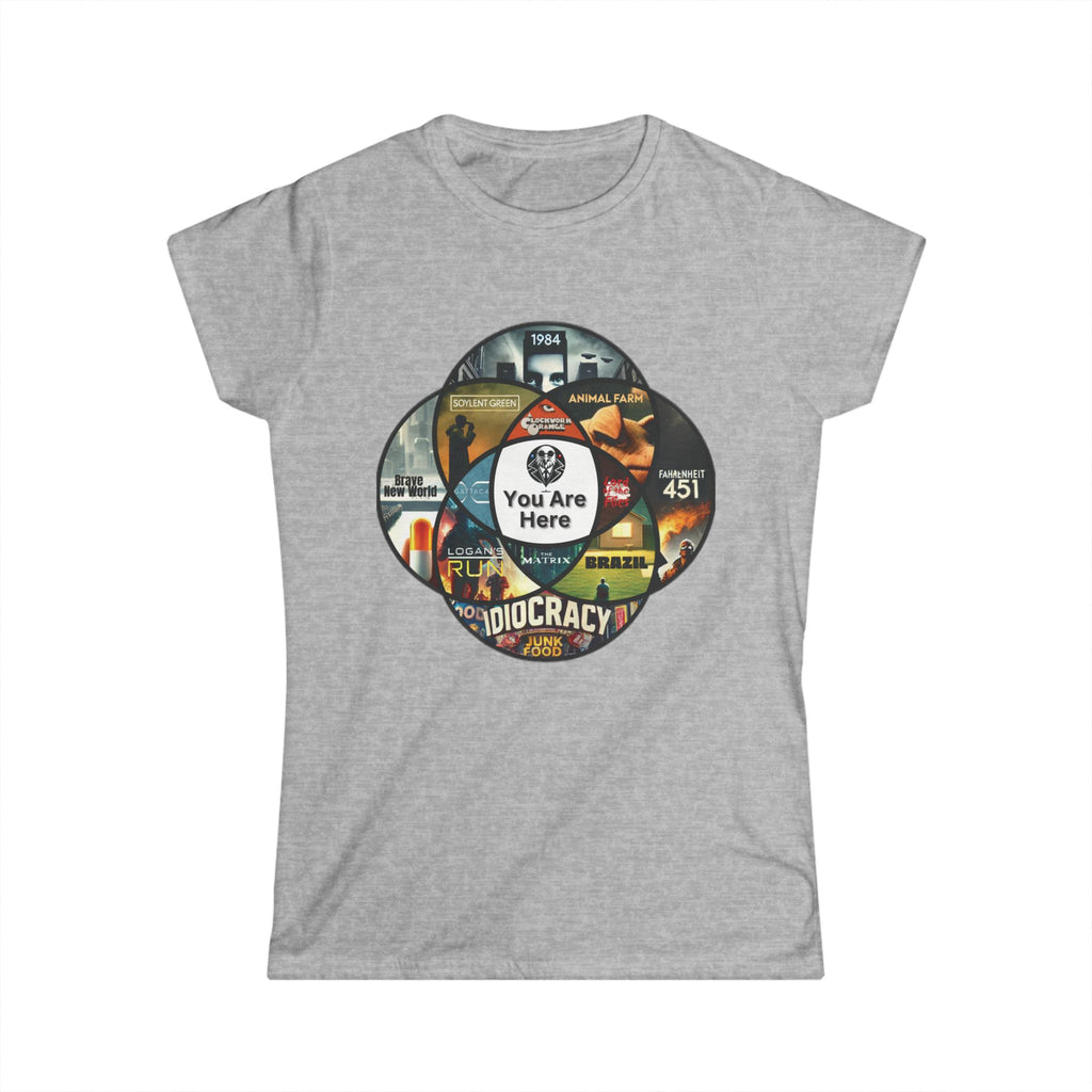YOU ARE HERE  Women's Soft T-Shirt