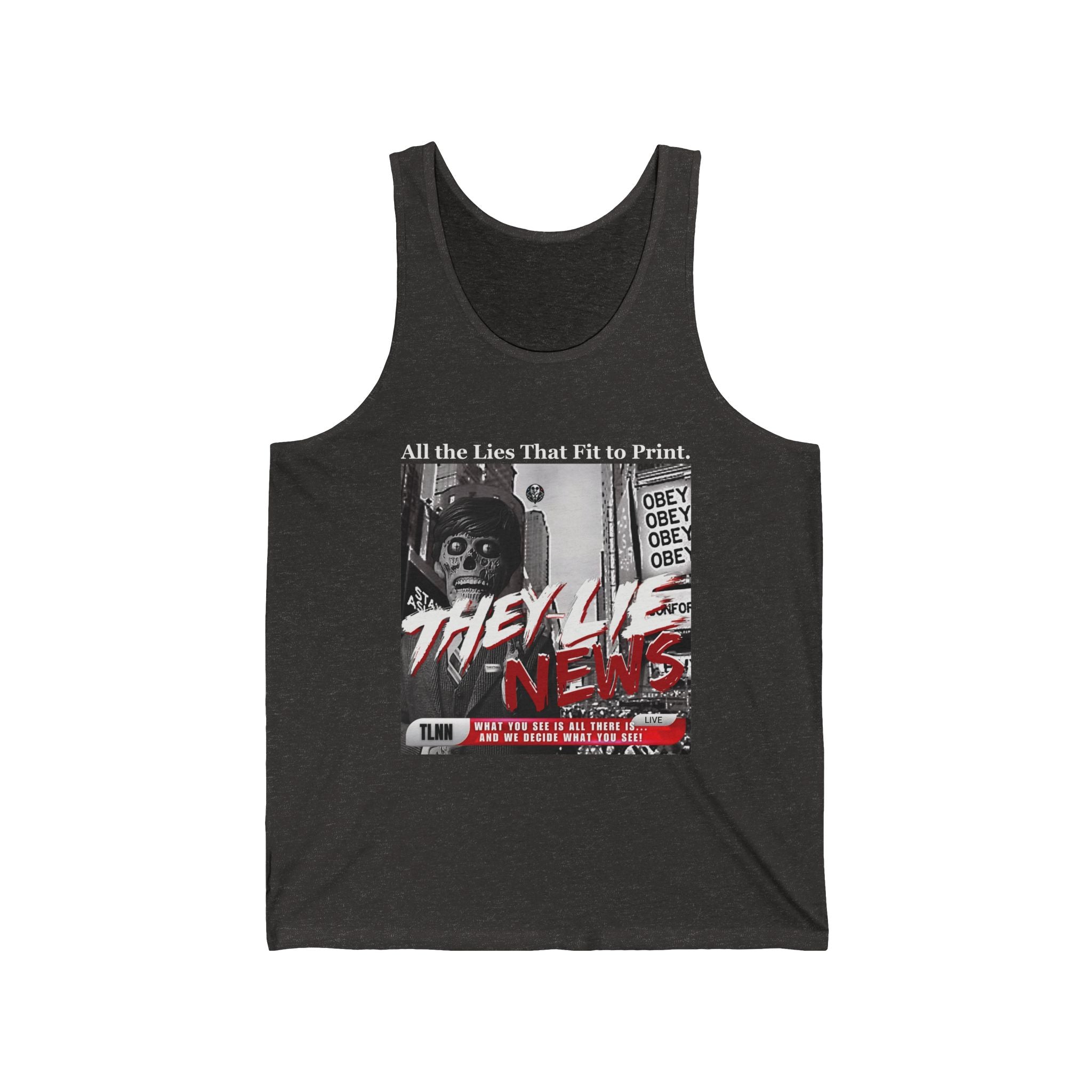 They Lie News Network 2.0 Unisex Jersey Tank