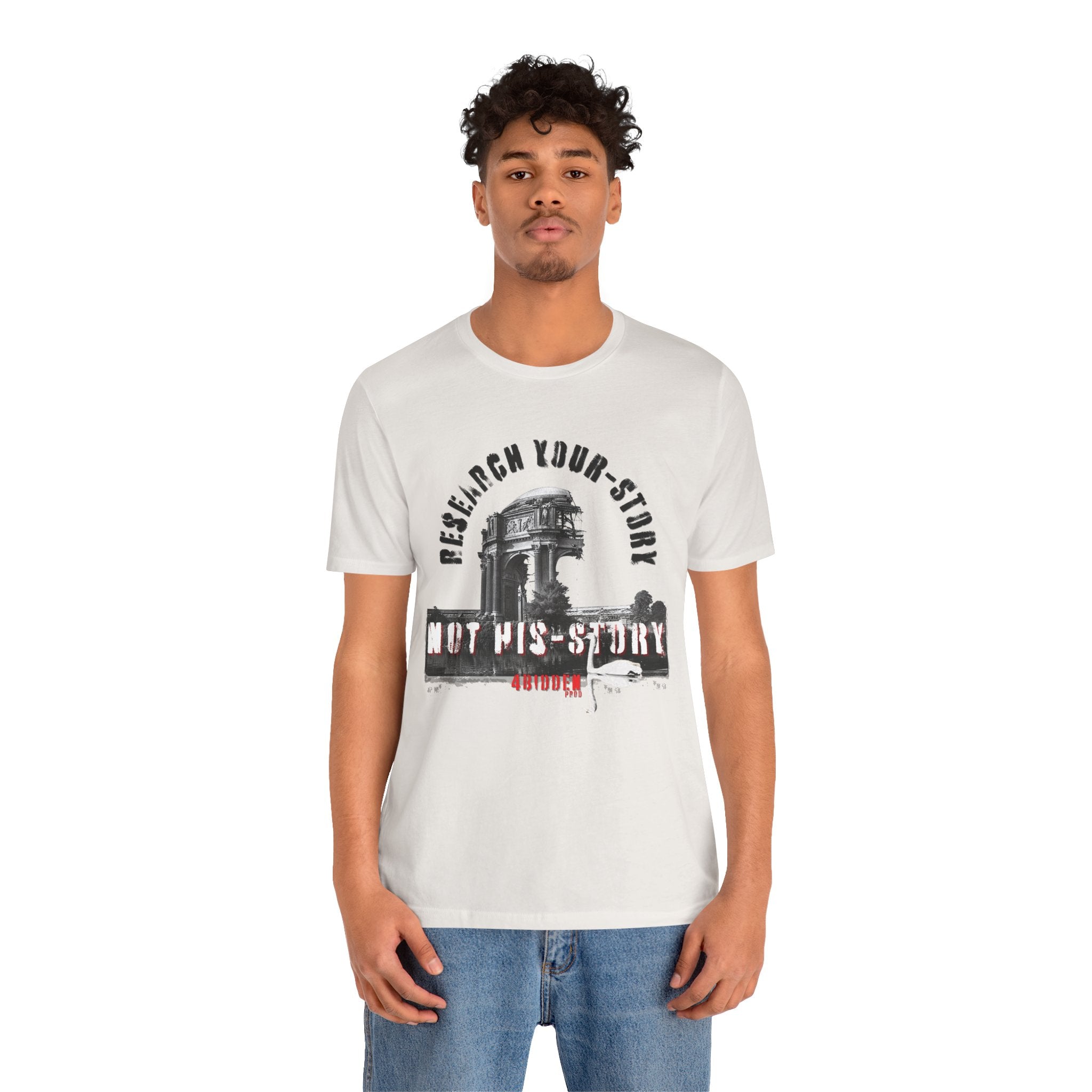 HIS-STORY Front Print Jersey T-Shirt