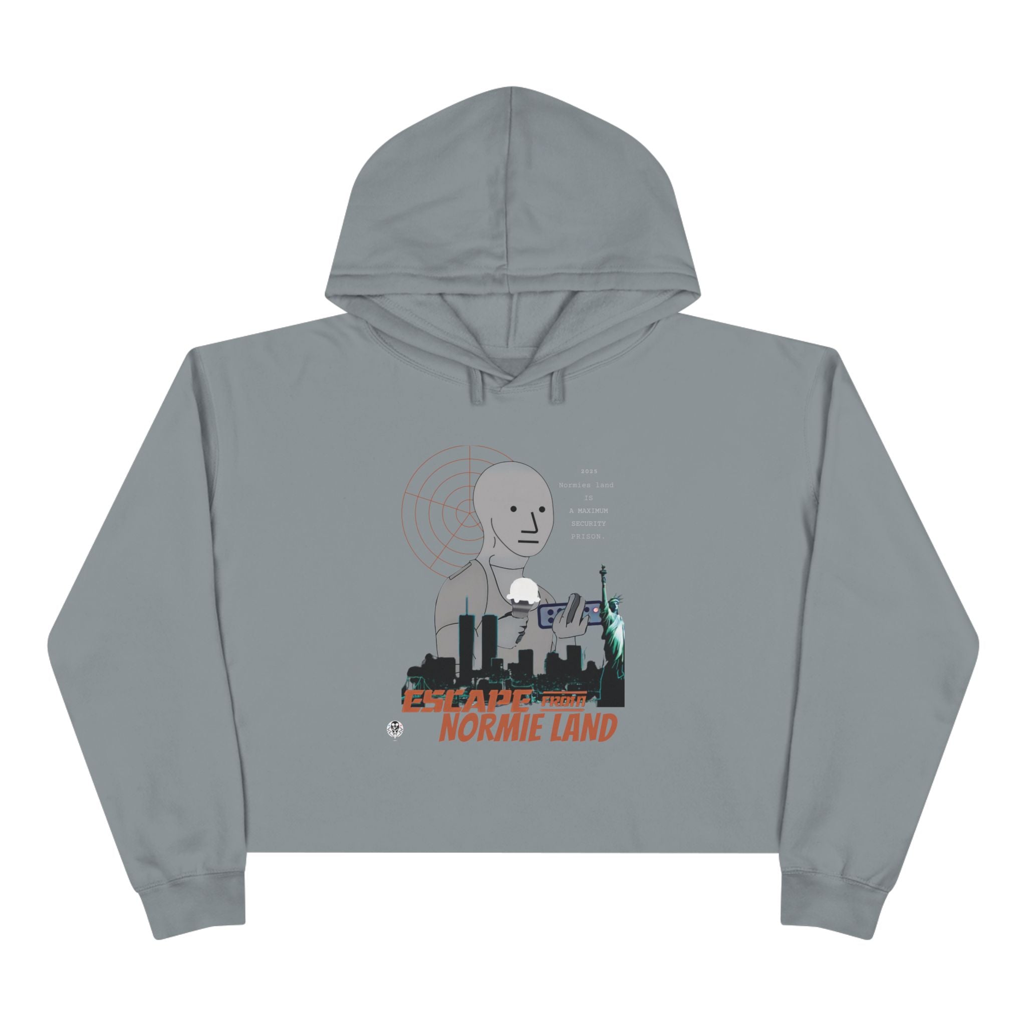 NORMIE LAND Crop Hoodie