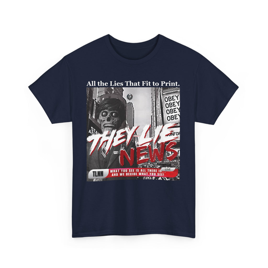 They Lie News Network 2.0 Heavy Cotton T-Shirt