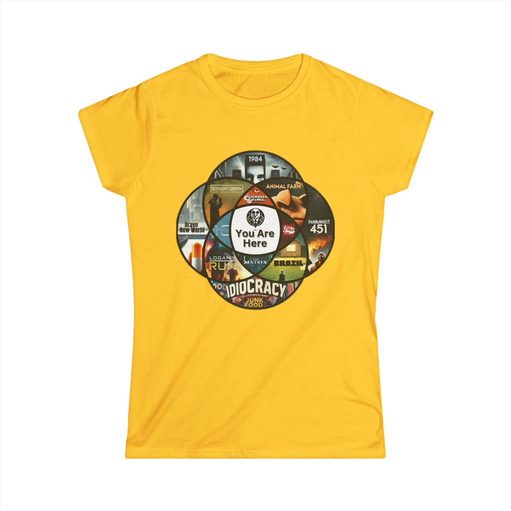 YOU ARE HERE  Women's Soft T-Shirt