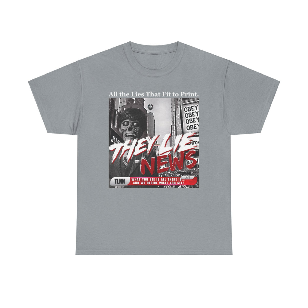 They Lie News Network 2.0 Heavy Cotton T-Shirt
