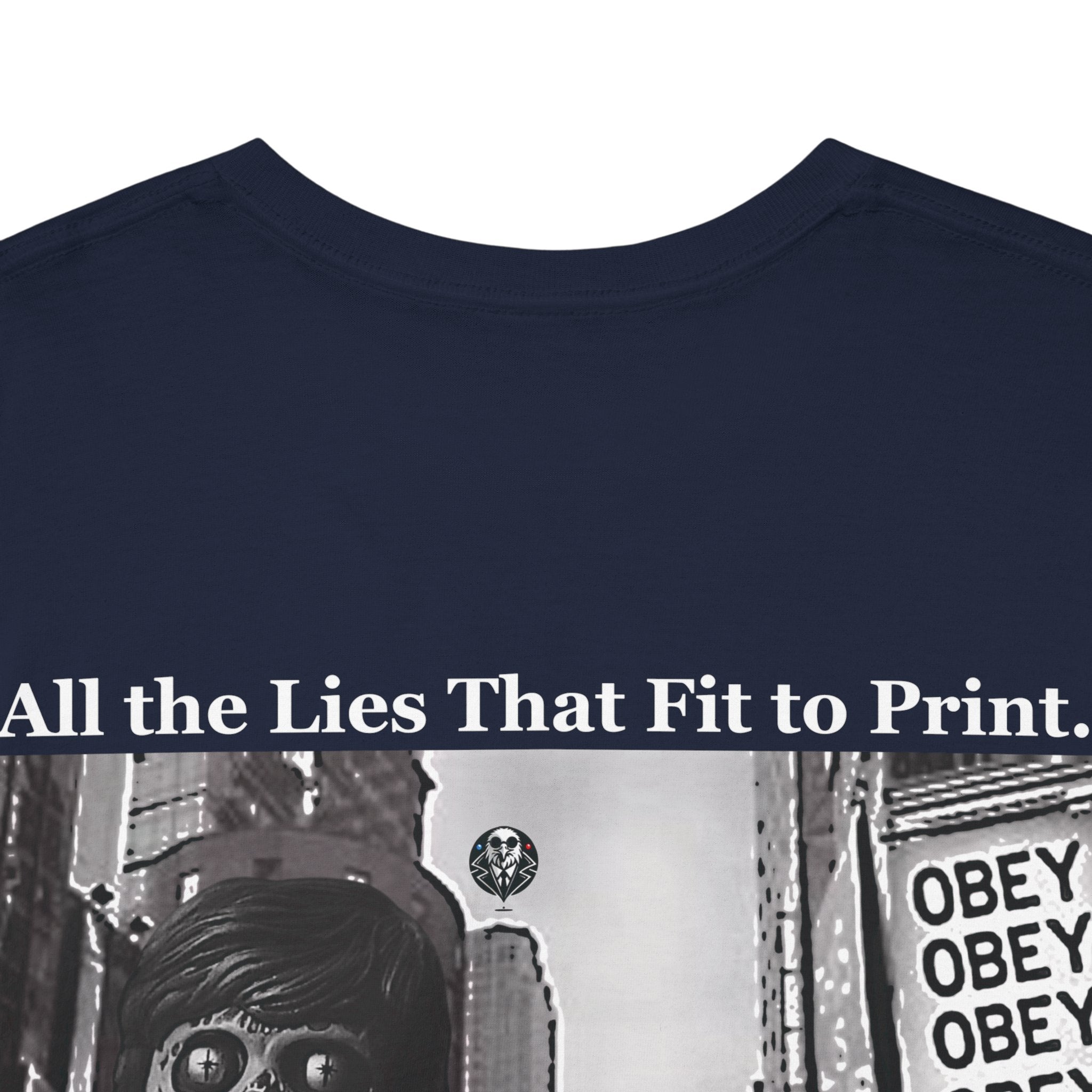 They Lie News Network 2.0 Back Print T-Shirt