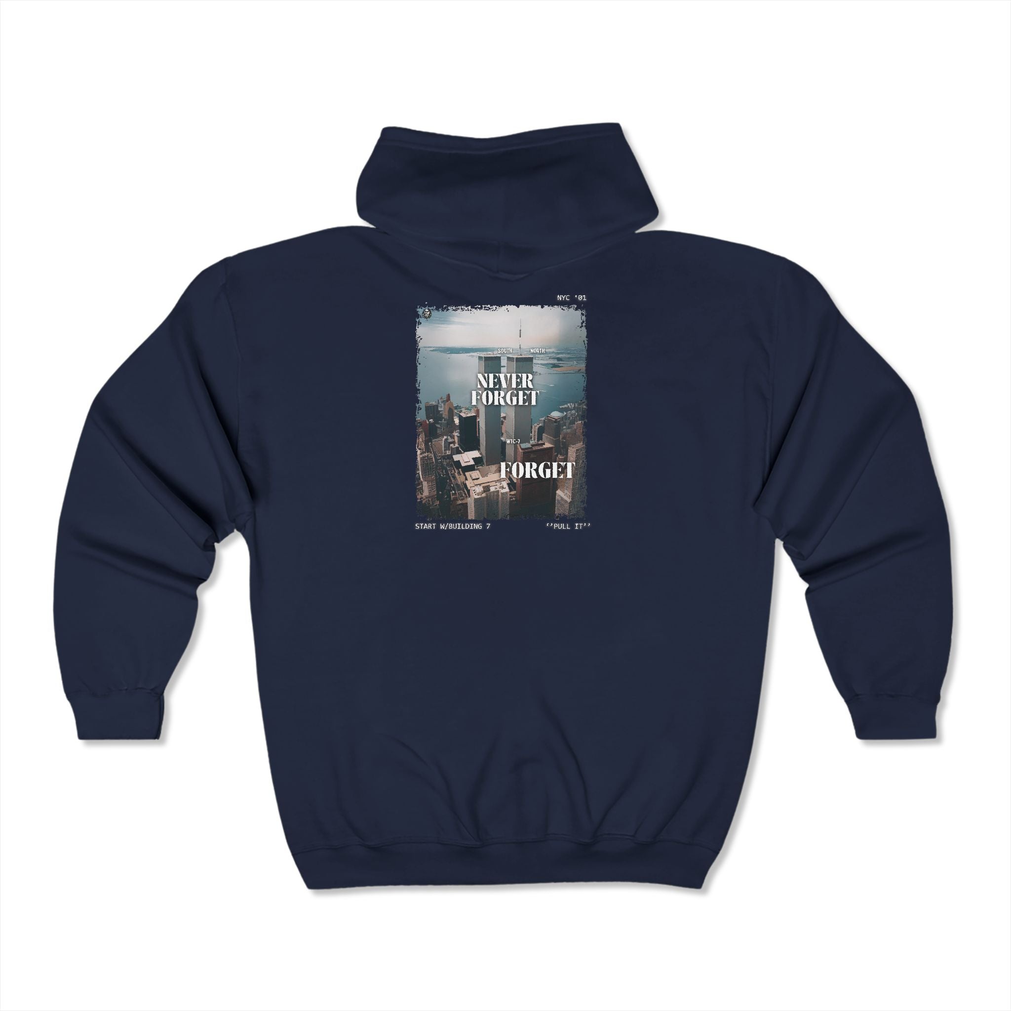 FORG3T Heavy Blend Full Zip Hooded Sweatshirt