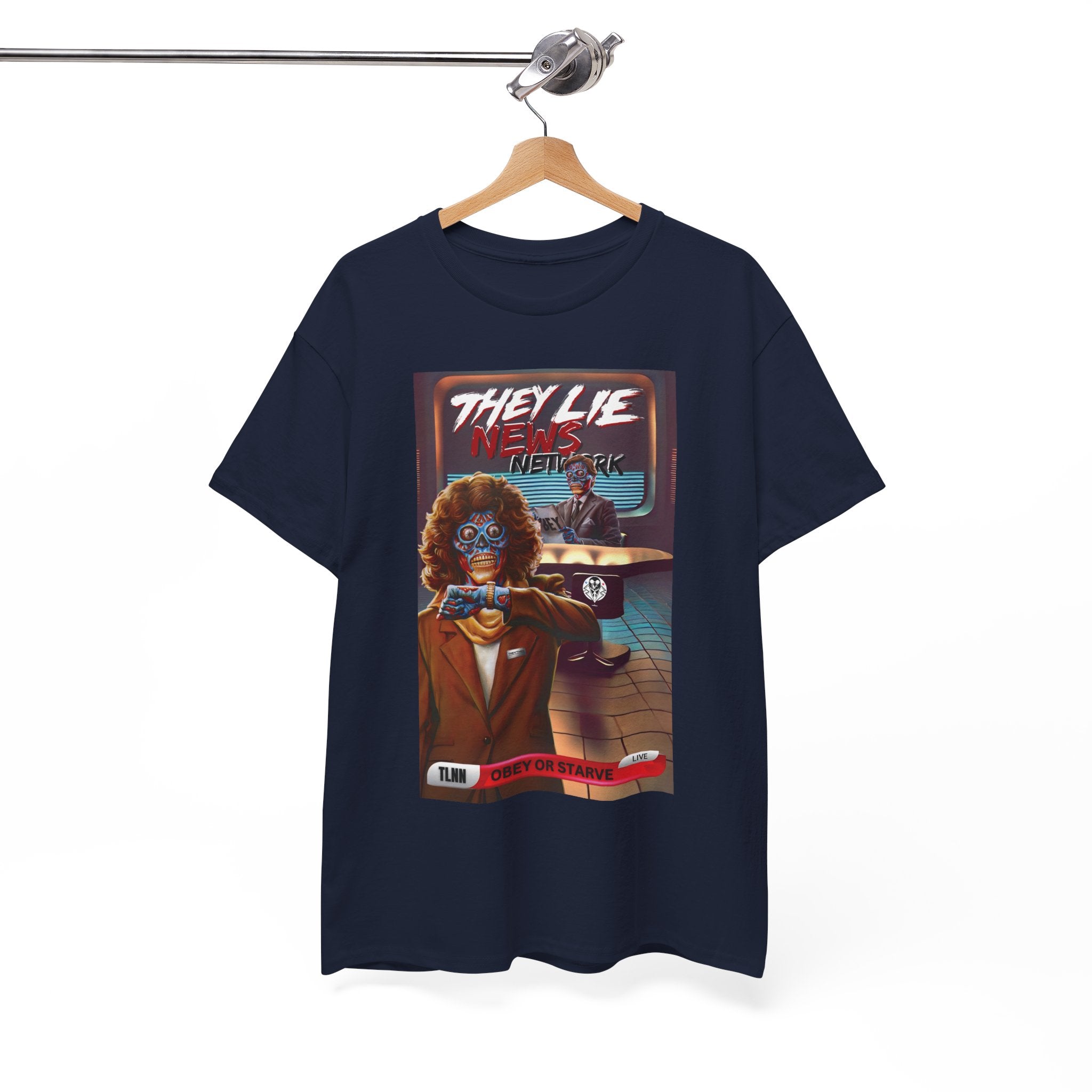 They Lie News Network HEAVY COTTON T-Shirt