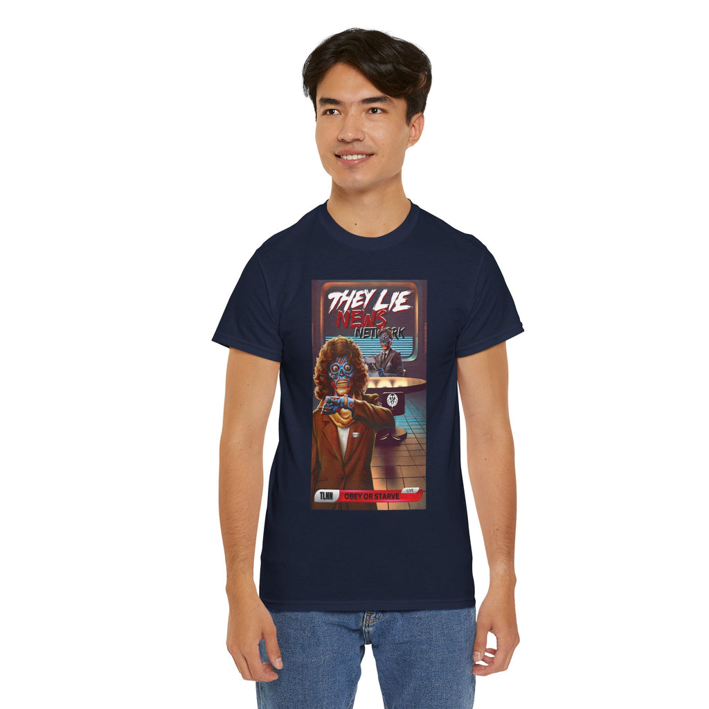 They Lie News Network HEAVY COTTON T-Shirt