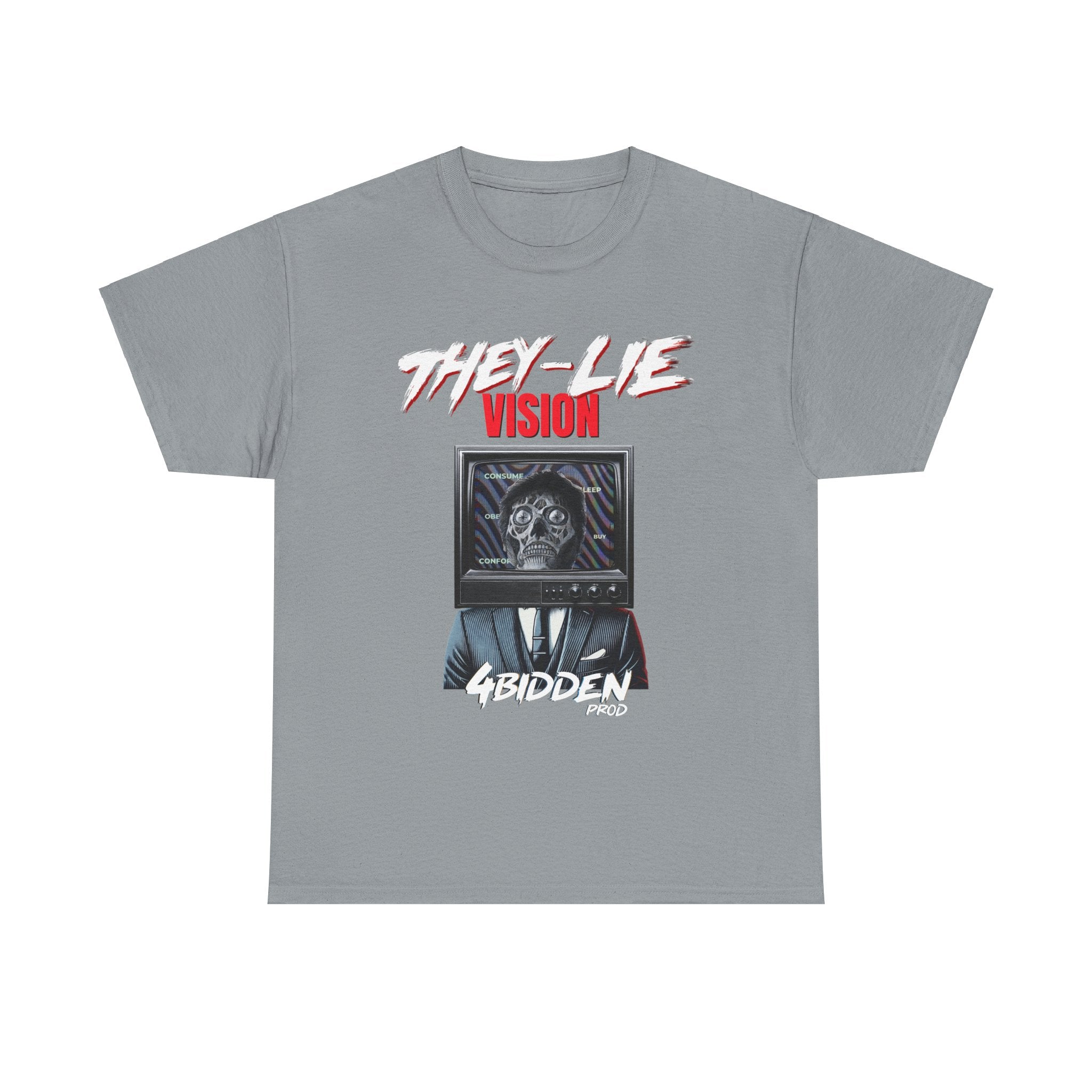THEY-LIE-VISION HEAVY COTTON T-Shirt