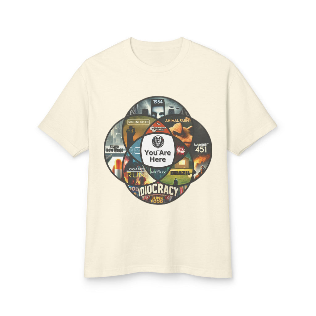 YOU ARE HERE Heavyweight Cotton T-Shirt