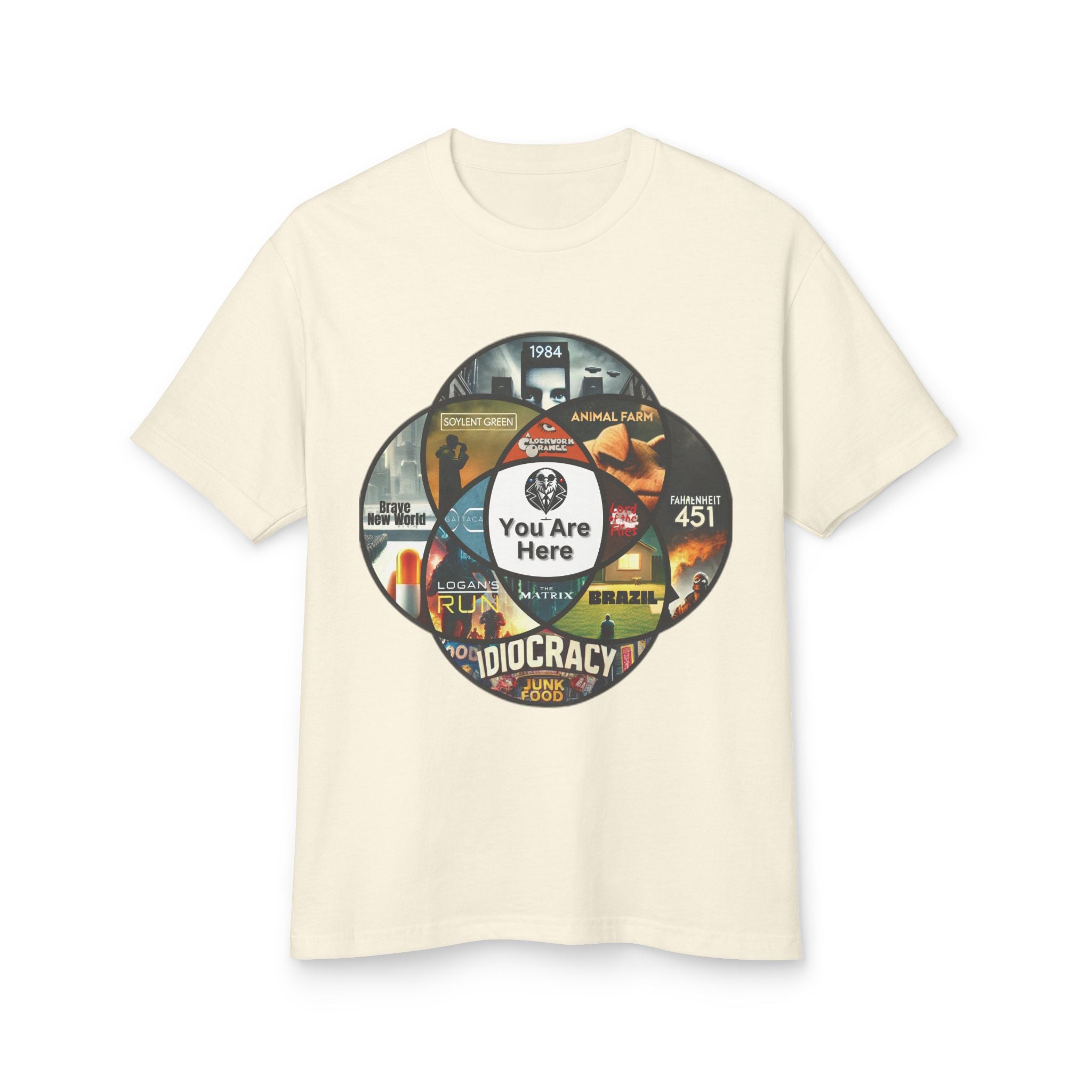 YOU ARE HERE Heavyweight Cotton T-Shirt