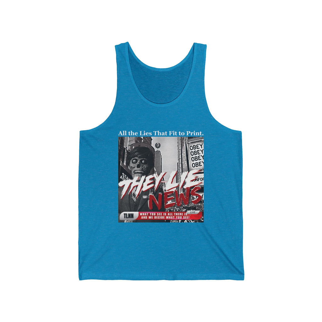 They Lie News Network 2.0 Unisex Jersey Tank