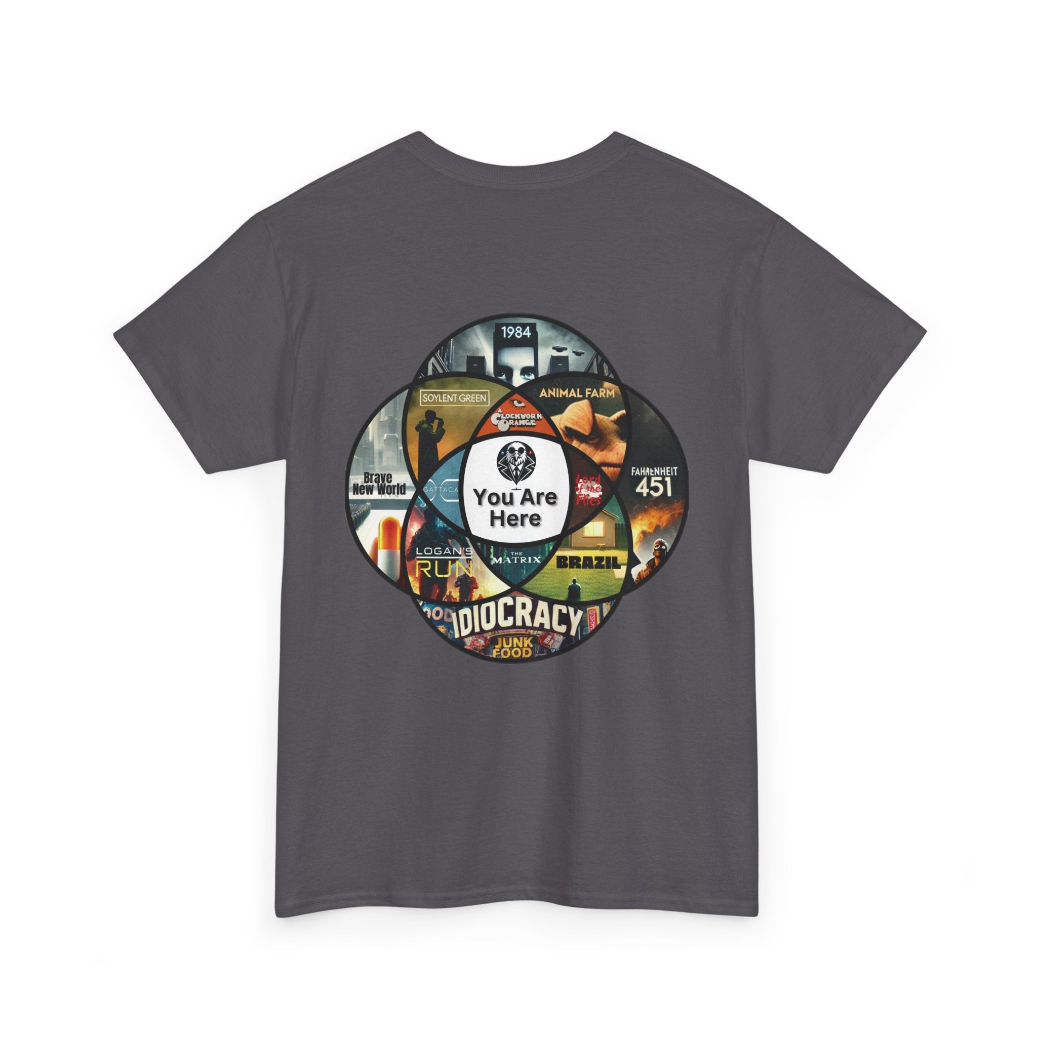 YOU ARE HERE Back Print T-Shirt