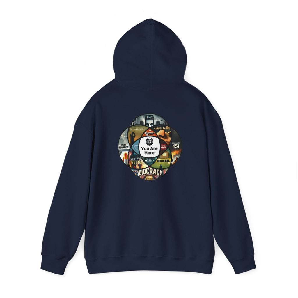 YOU ARE HERE Heavy Blend Hoodie