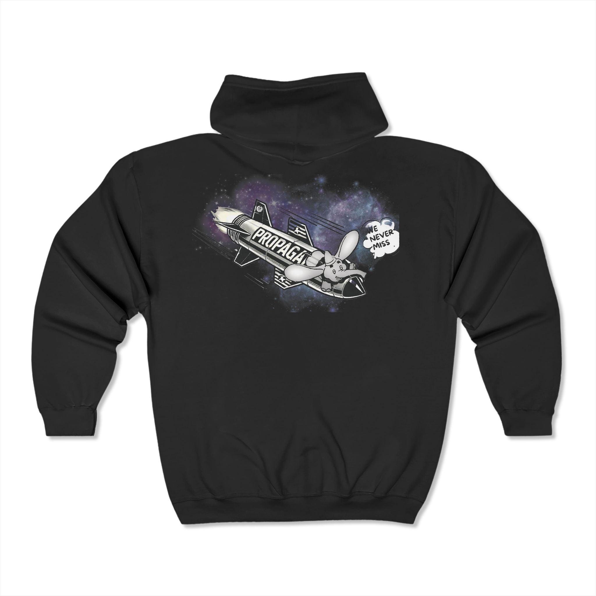 Propaganda missile Heavy Blend Full Zip Hooded Sweatshirt