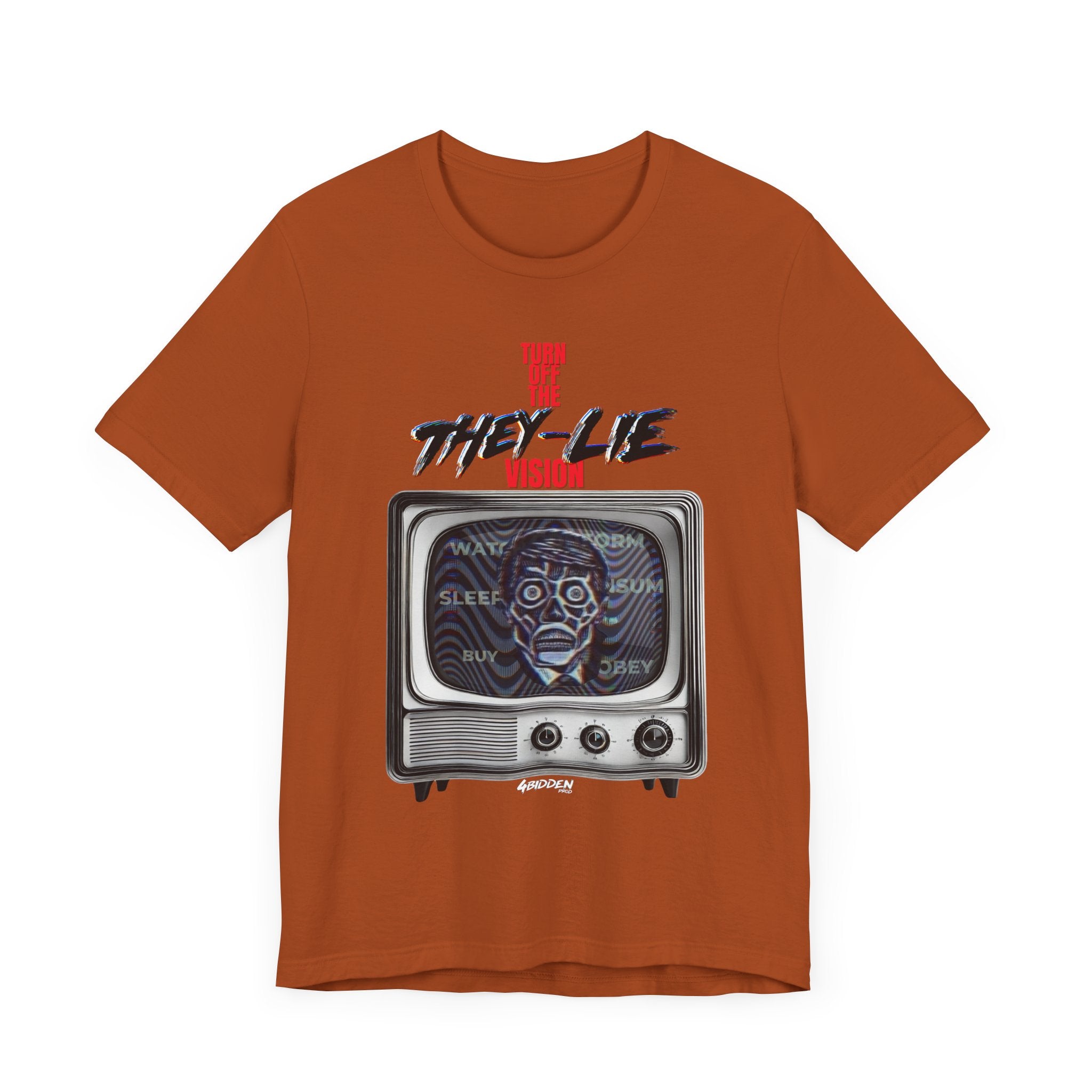 TURN OFF THE THEY-LIE-VISION JERSEY T-Shirt