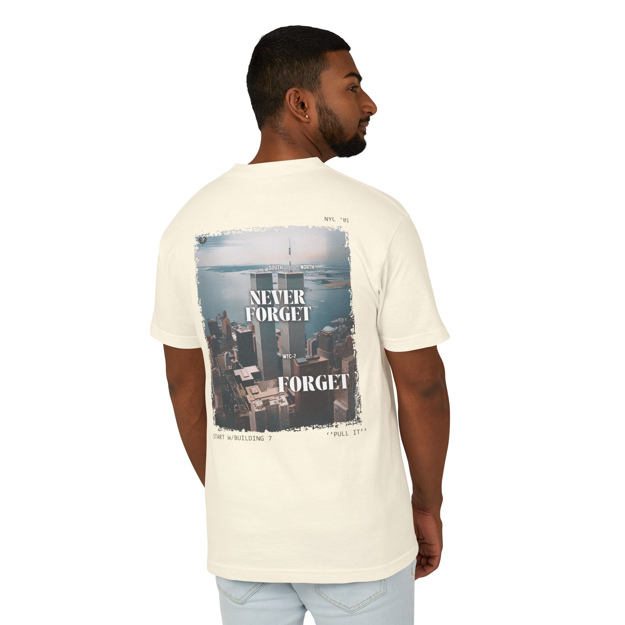 FORG3T Premium Heavyweight Backprint Cotton T-Shirt