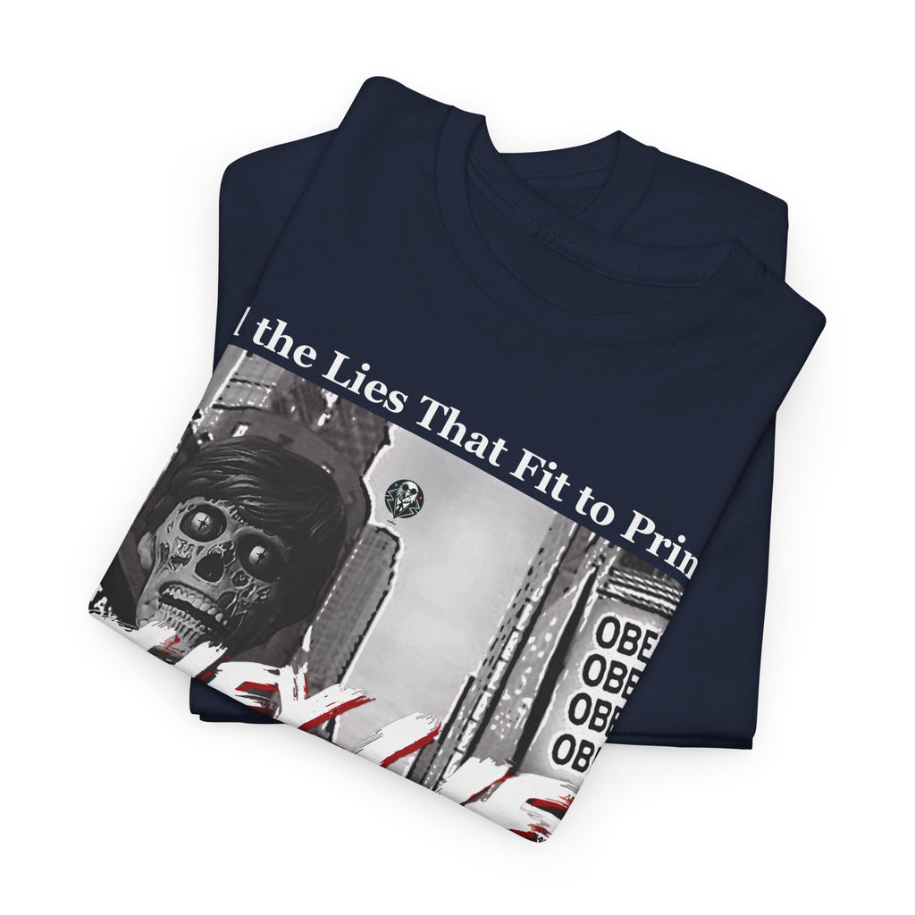 They Lie News Network 2.0 Heavy Cotton T-Shirt