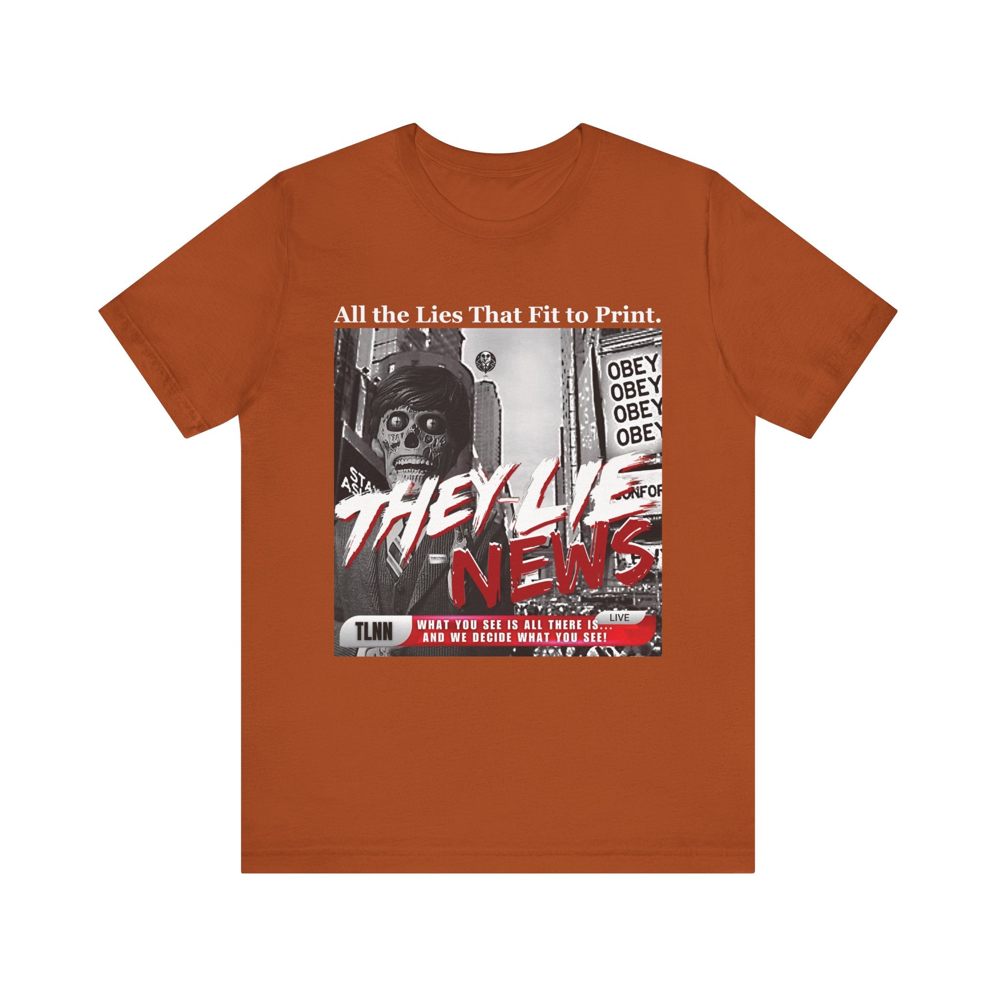 They Lie News Network 2.0 Jersey T-Shirt