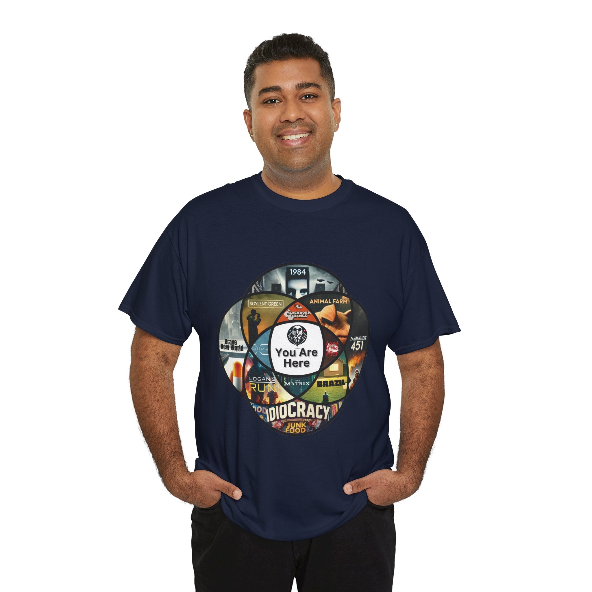 YOU ARE HERE Heavy Cotton T-Shirt