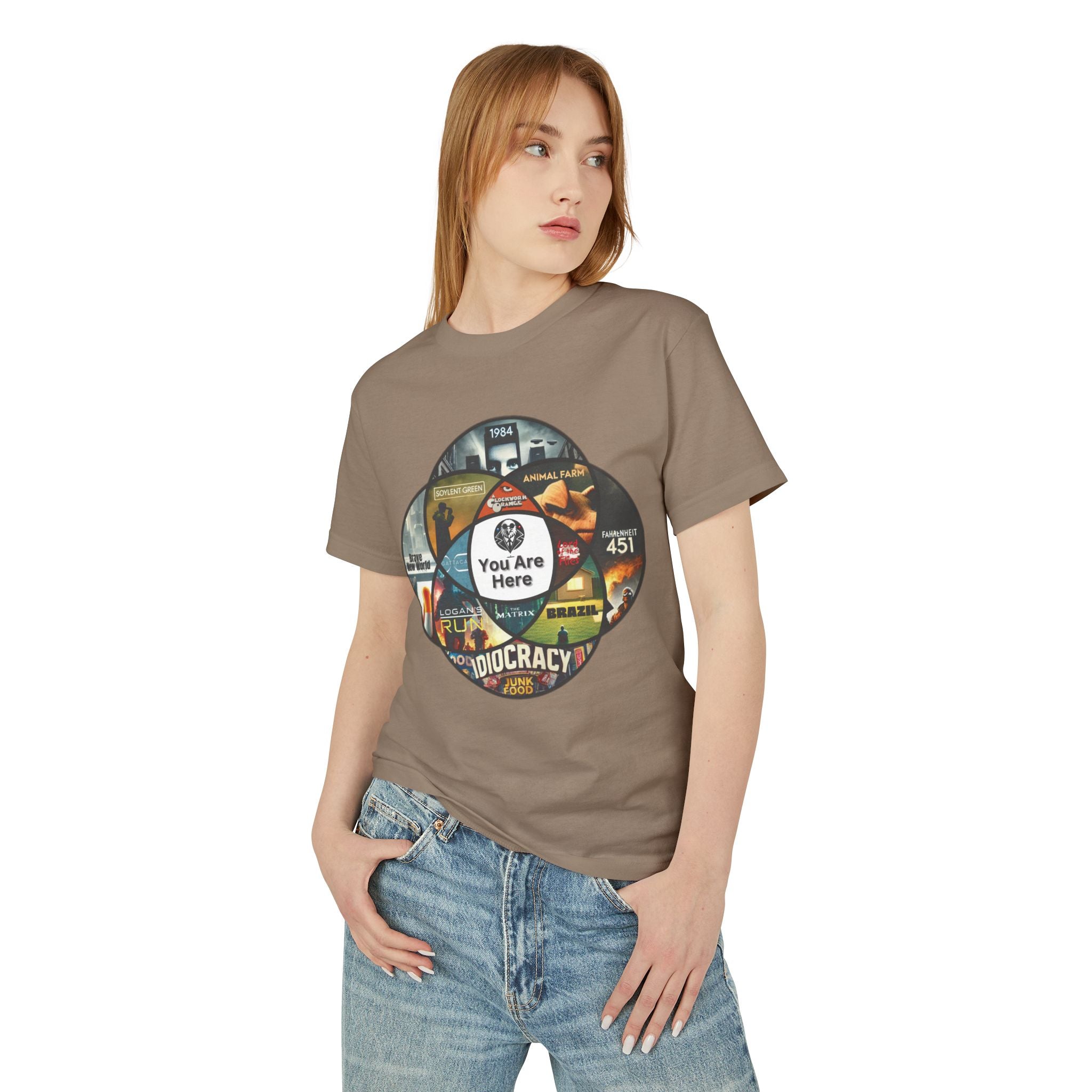 YOU ARE HERE Heavyweight Cotton T-Shirt