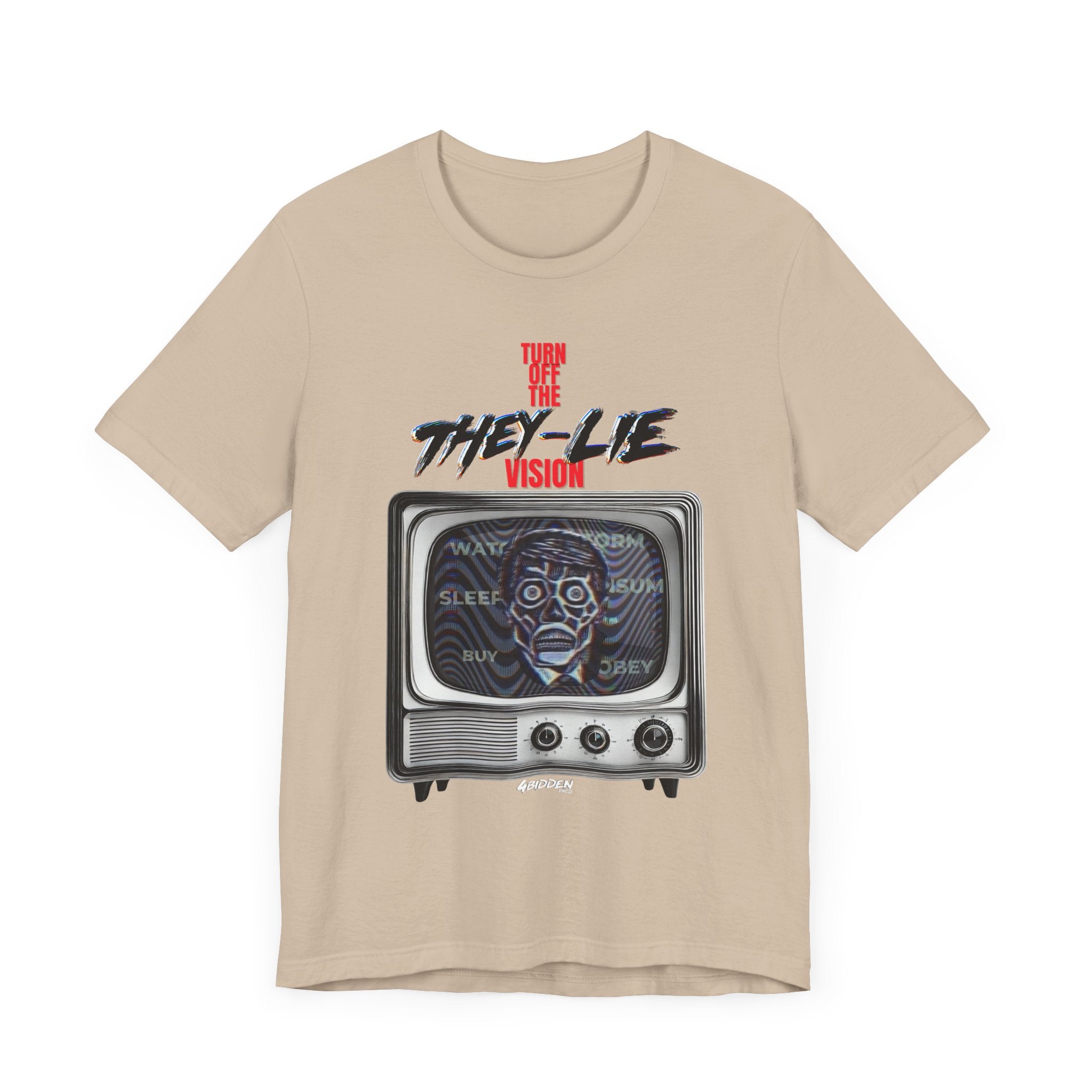 TURN OFF THE THEY-LIE-VISION JERSEY T-Shirt