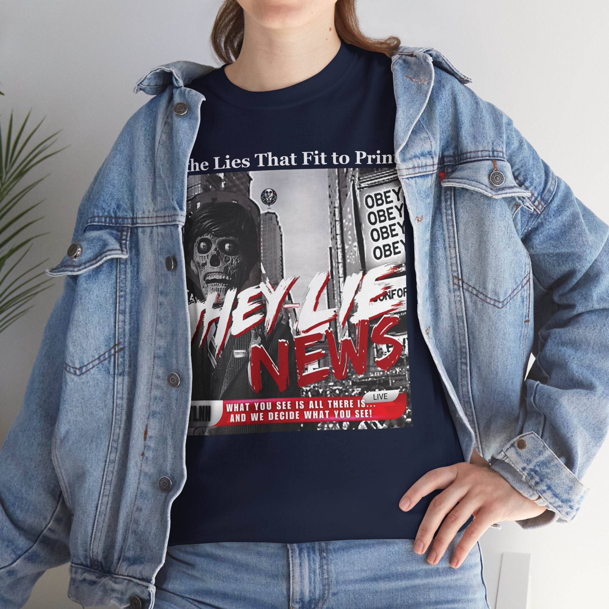 They Lie News Network 2.0 Heavy Cotton T-Shirt