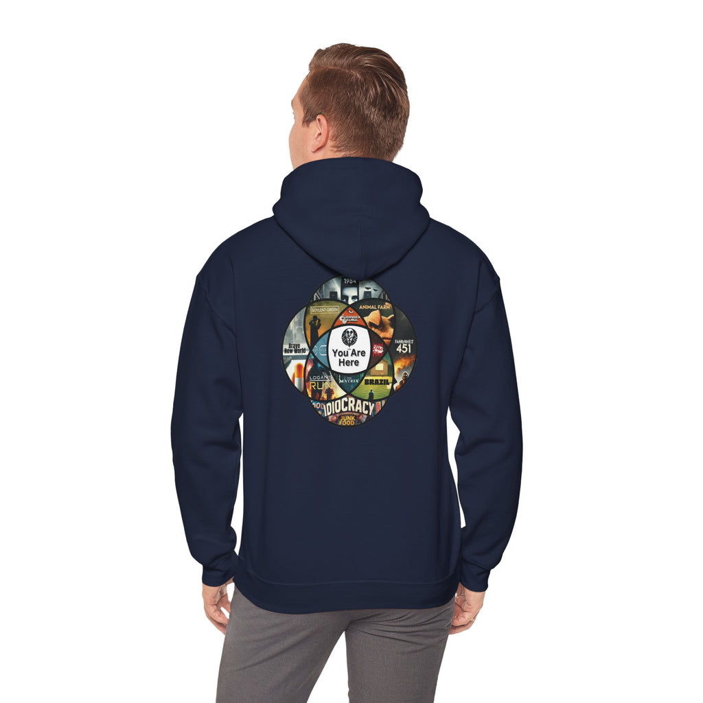 YOU ARE HERE Heavy Blend Hoodie