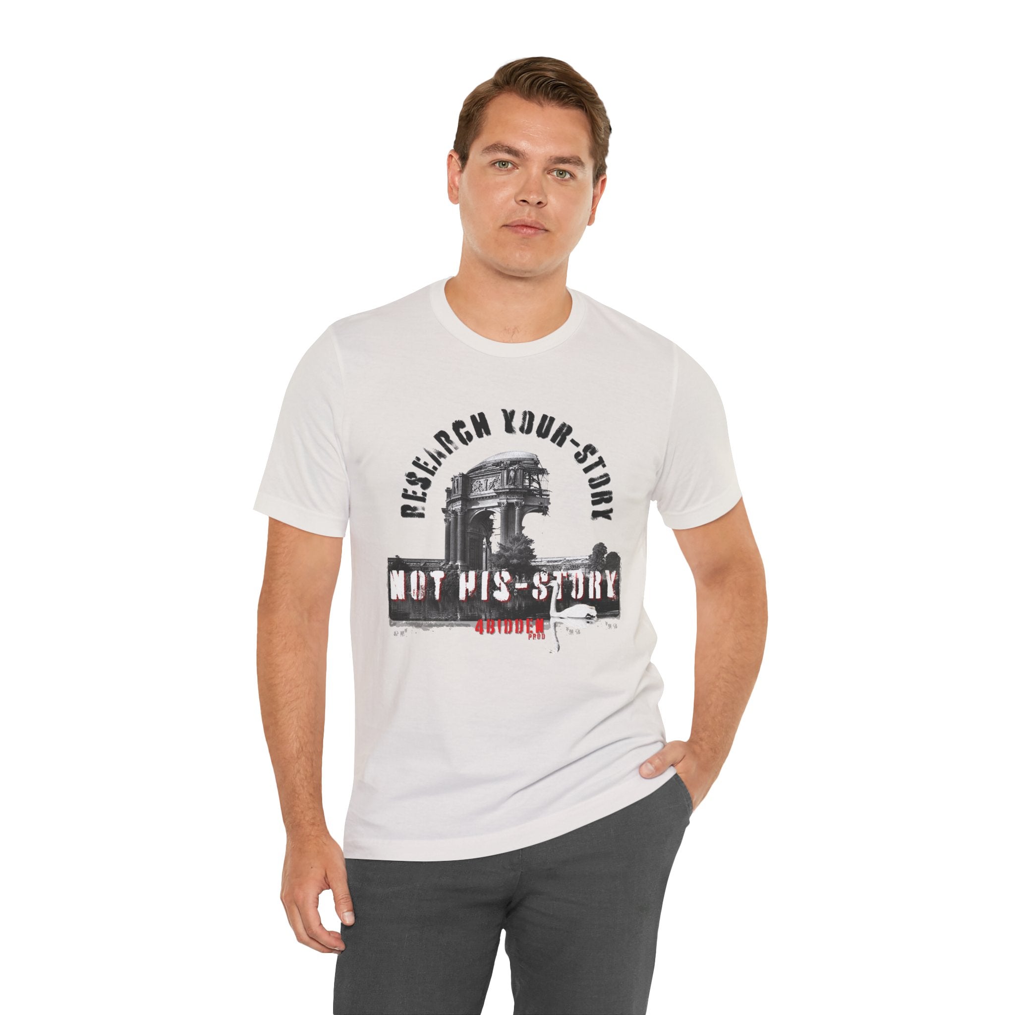 HIS-STORY Front Print Jersey T-Shirt