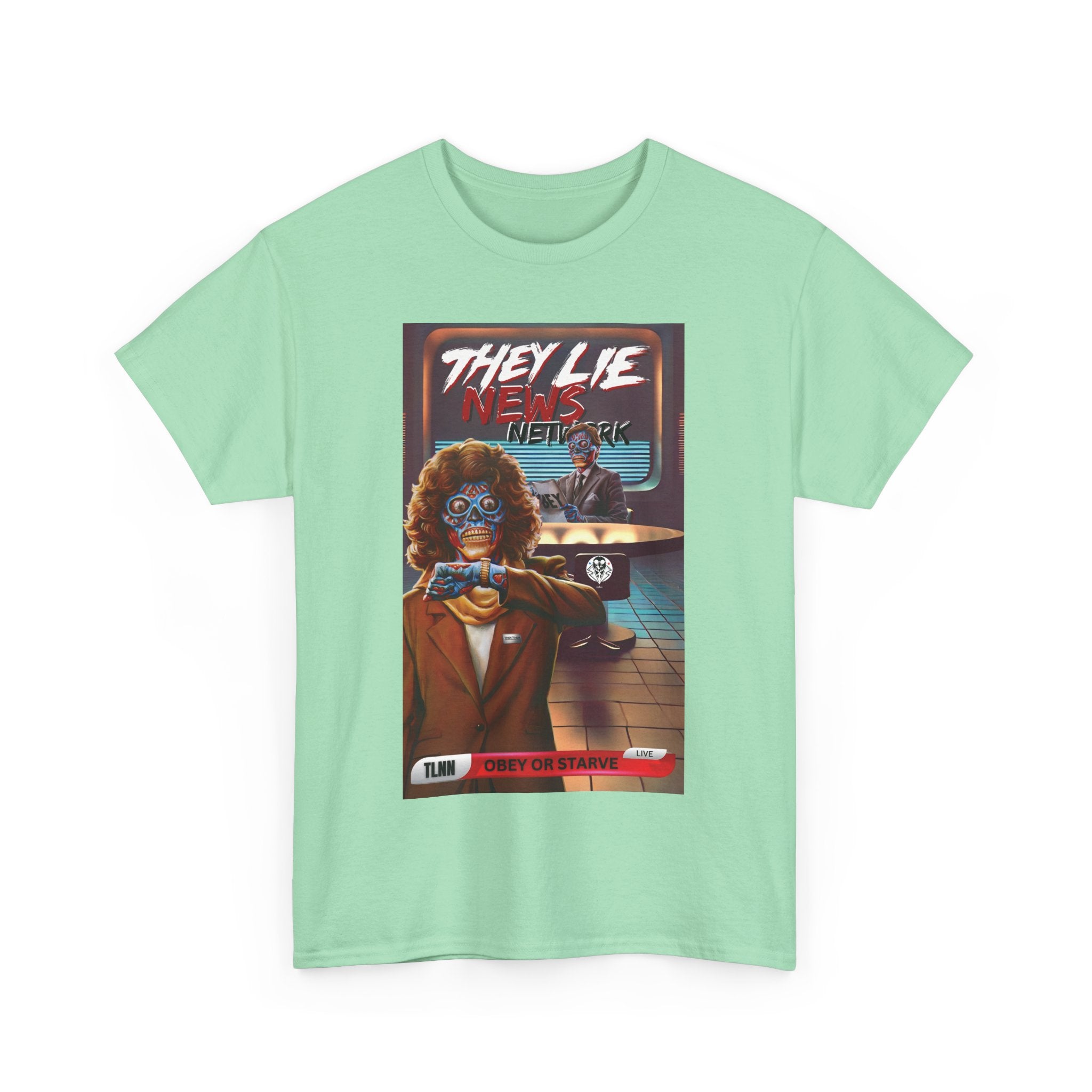 They Lie News Network HEAVY COTTON T-Shirt