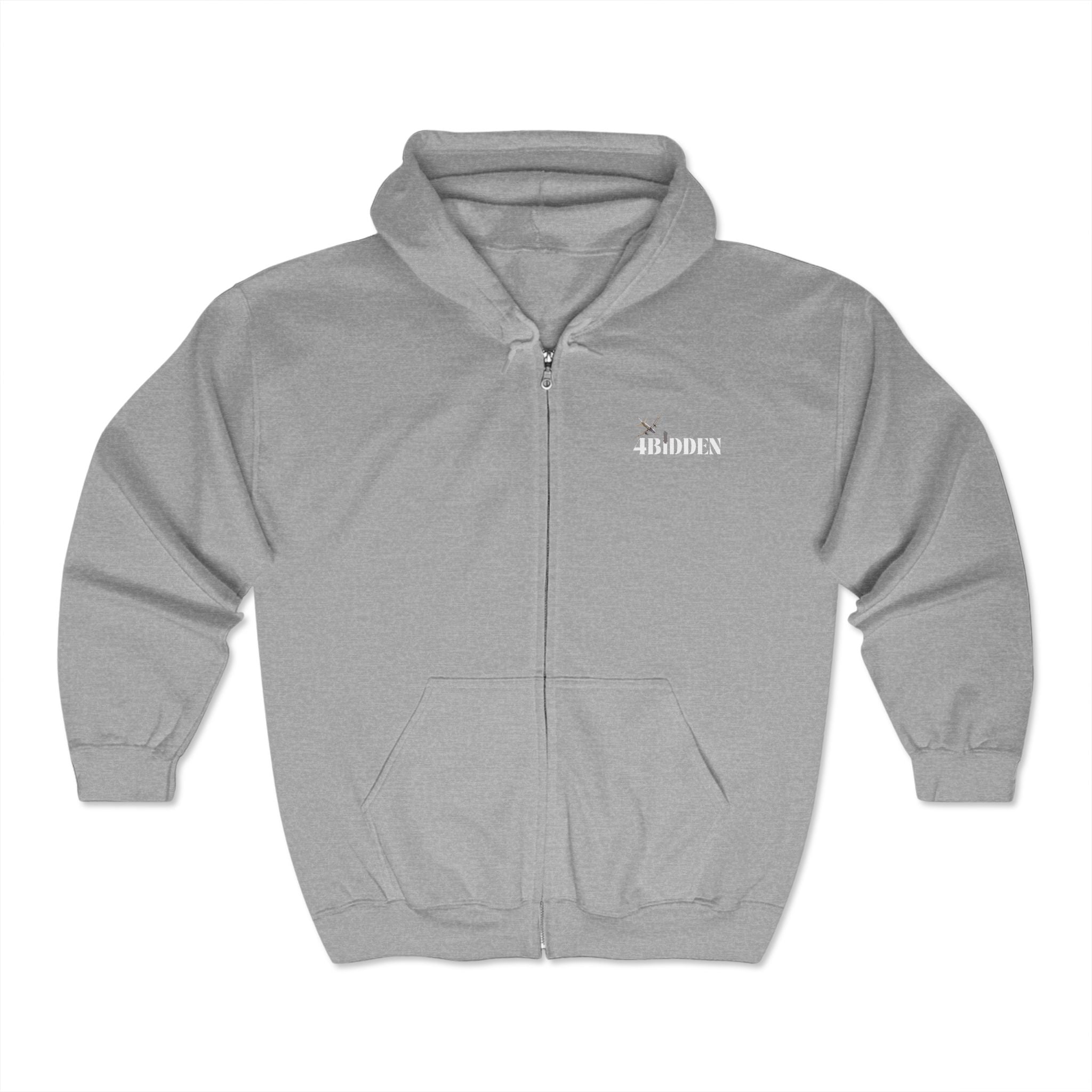 FORG3T Heavy Blend Full Zip Hooded Sweatshirt